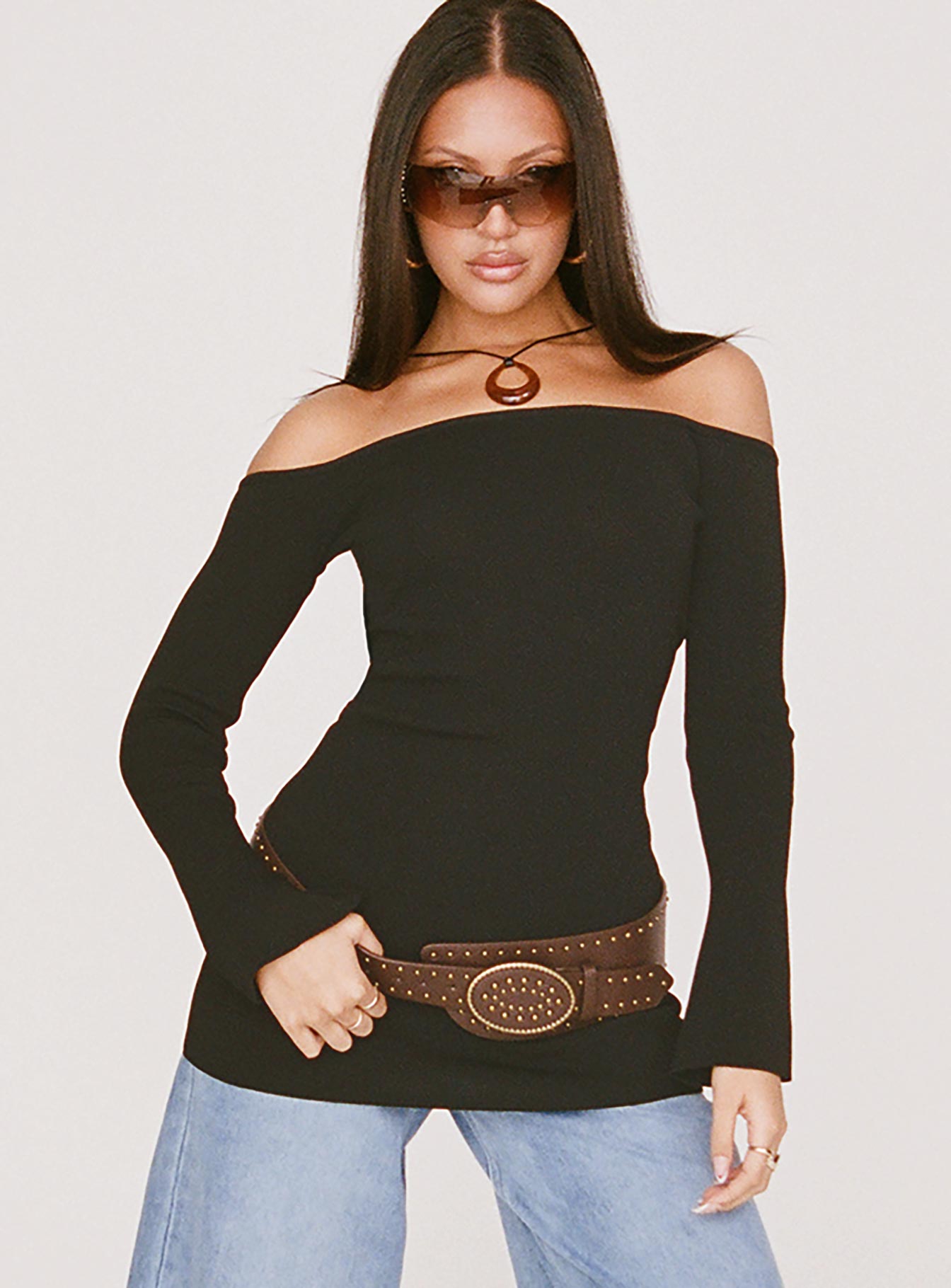 Parisa Long Sleeve Mini Dress Black - women's fashion by Ellevoria - view 9