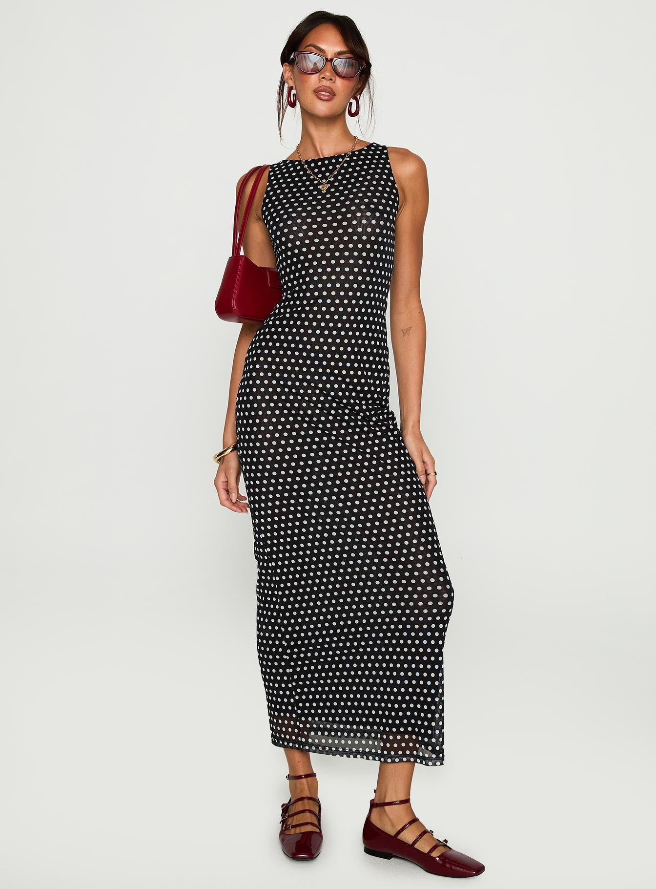 Top Of Mind Maxi Dress Black - women's maxi dress by Ellevoria - view 2