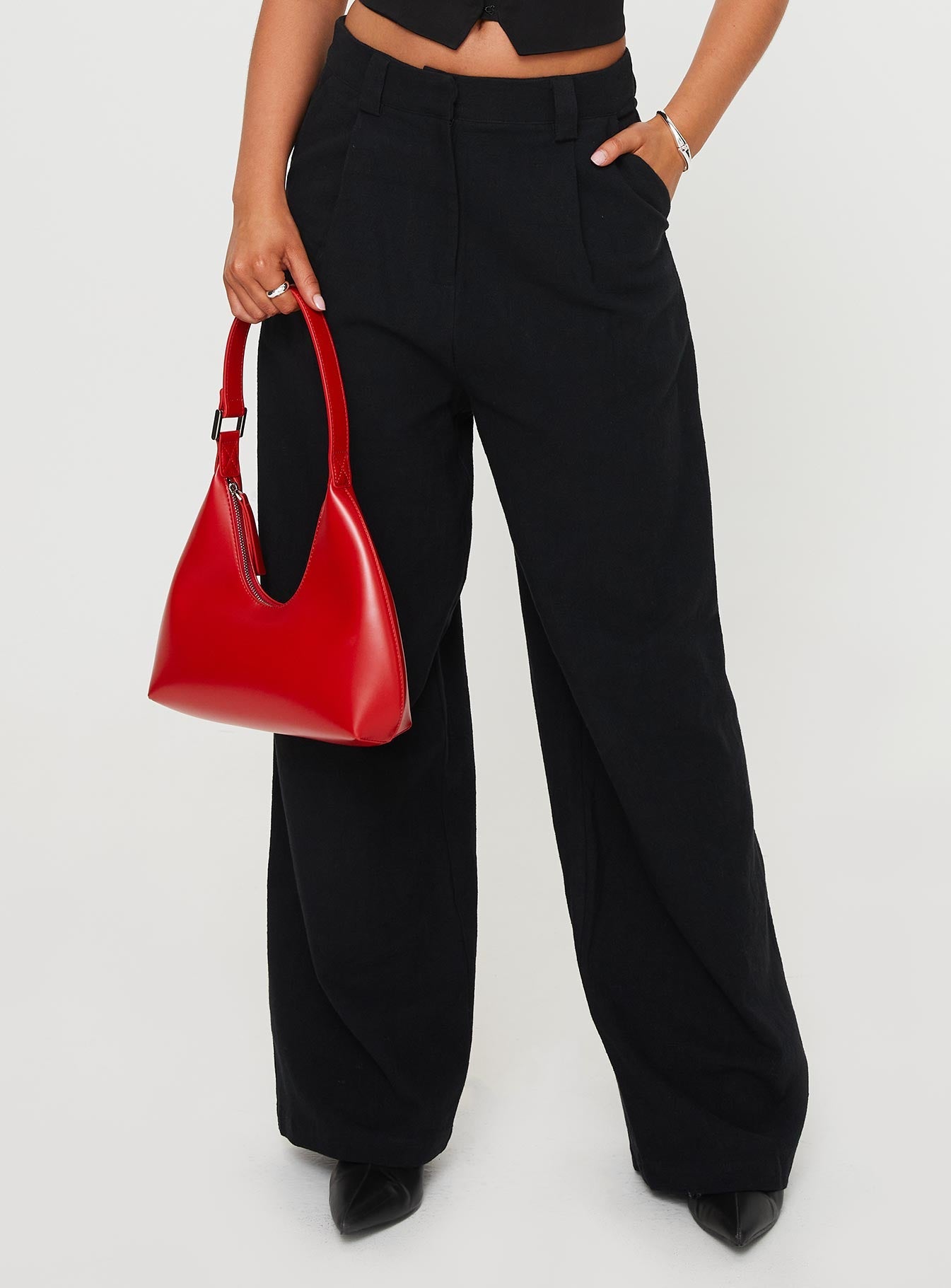 Je Suis Pants Black women's pant set by Ellevoria
