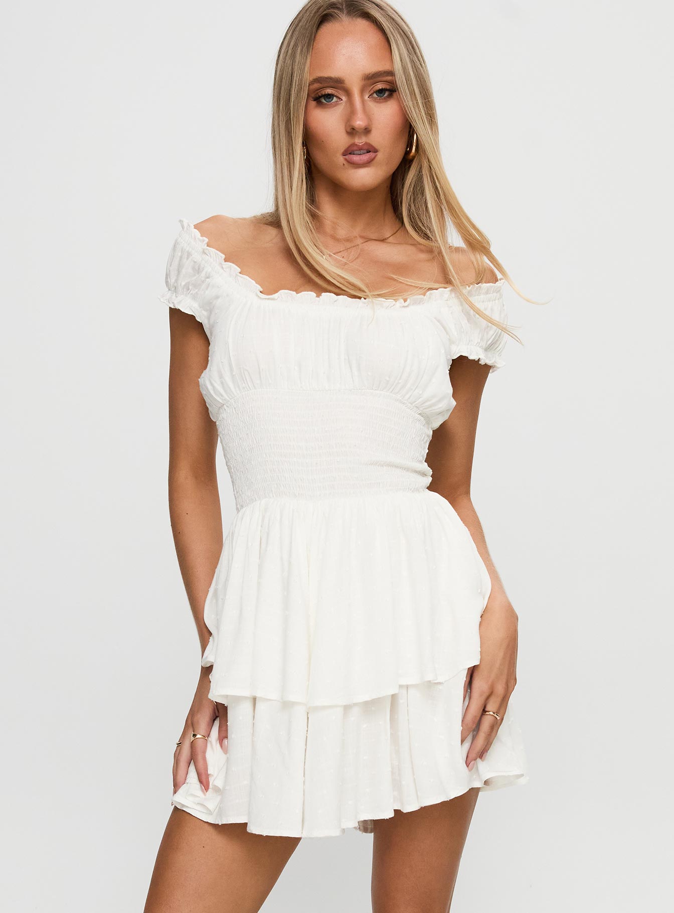 The Love Galore Romper White - women's fashion by Ellevoria - view 2