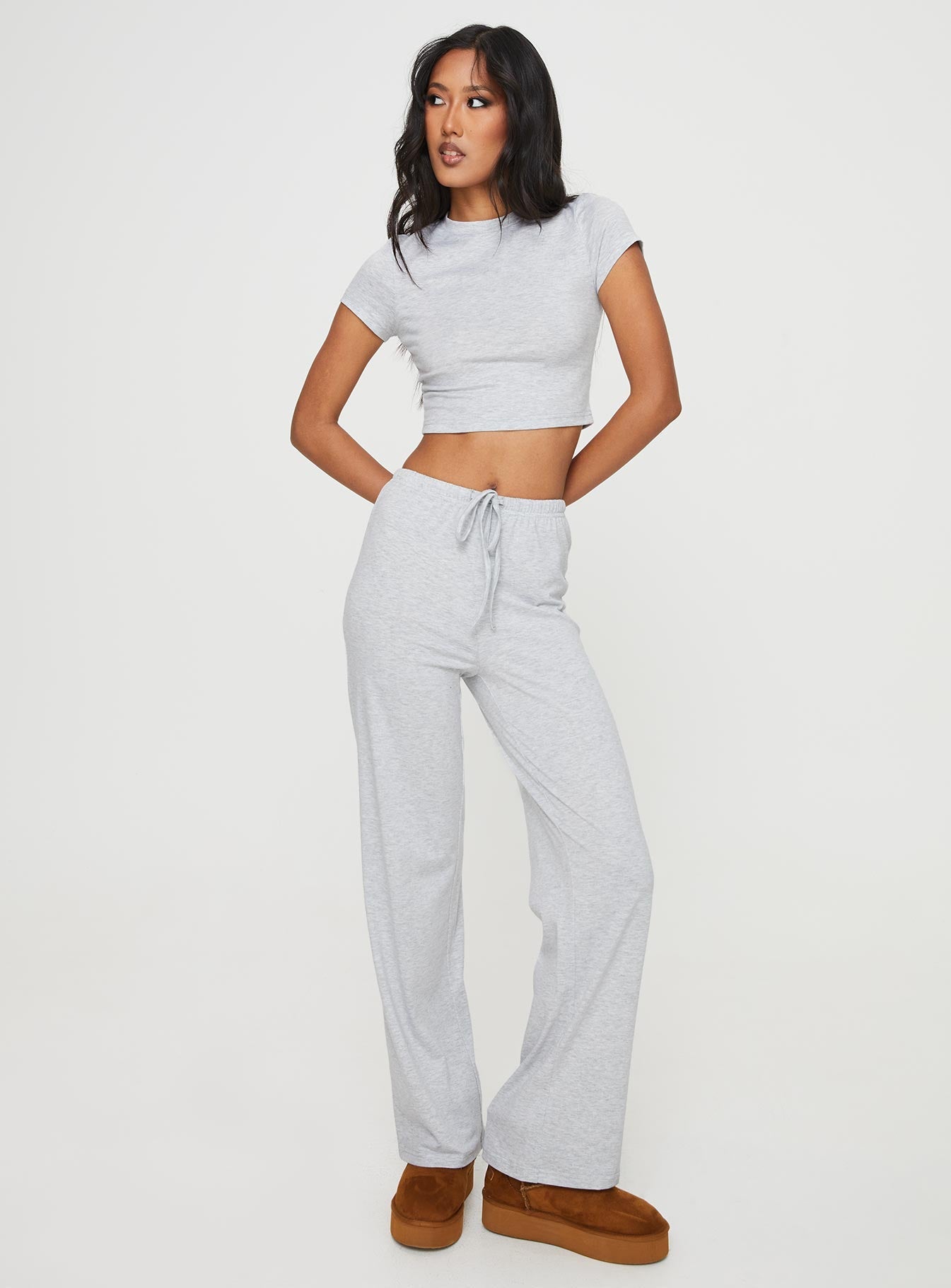 Midvale Set Grey women's pant set by Ellevoria