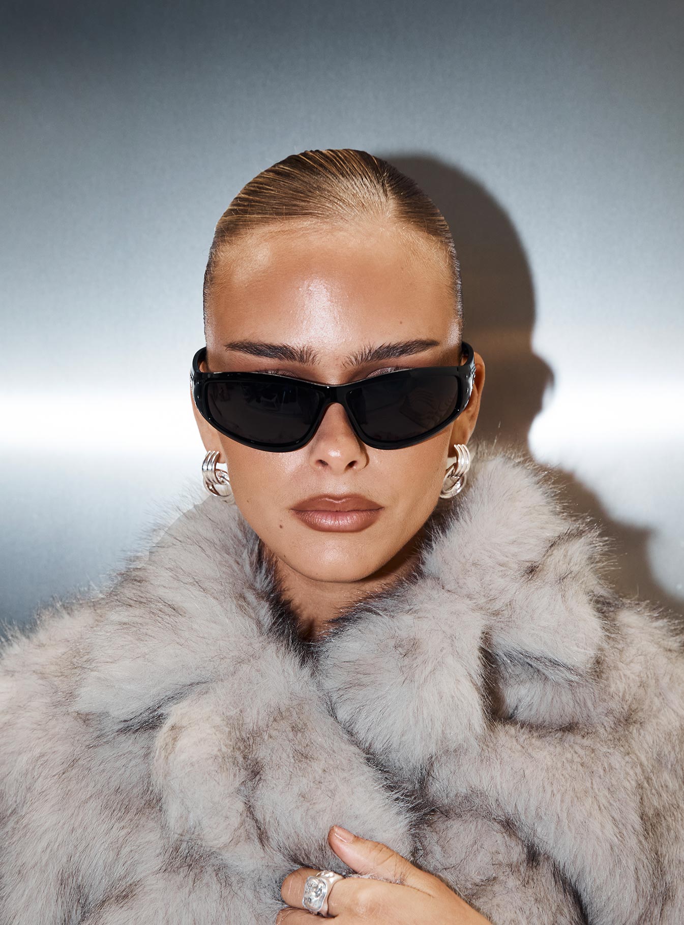 Rave On Sunglasses Black women's sunglasses by Ellevoria