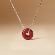 24K Gold Cinnabar Guardian Vortex Pendant