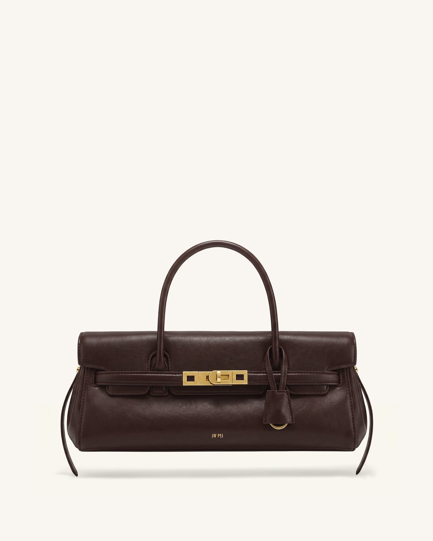 Yara Small Top Handle Shoulder Bag - Deep Coffee