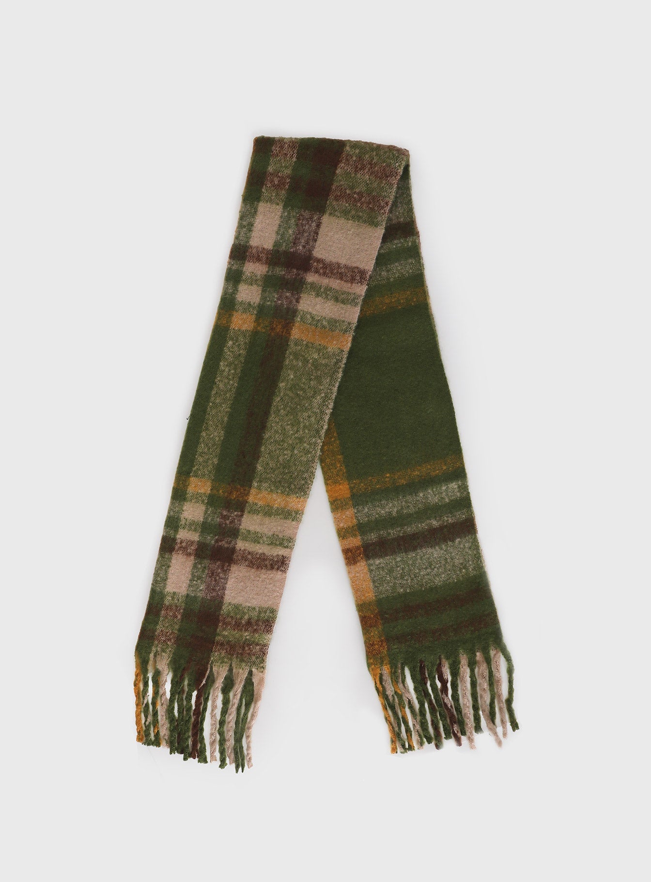Eunoia Scarf Green / Brown women's accessory by Ellevoria