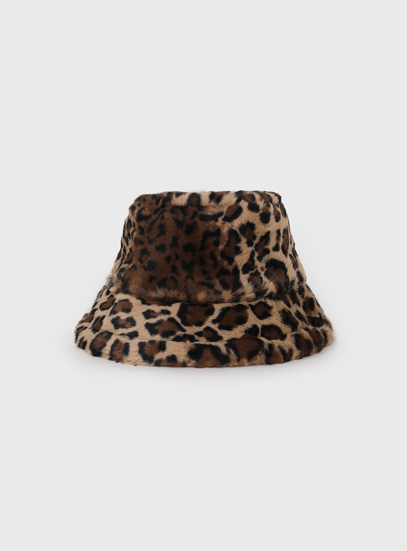 Frankle Faux Fur Bucket Hat Leopard women's accessory by Ellevoria