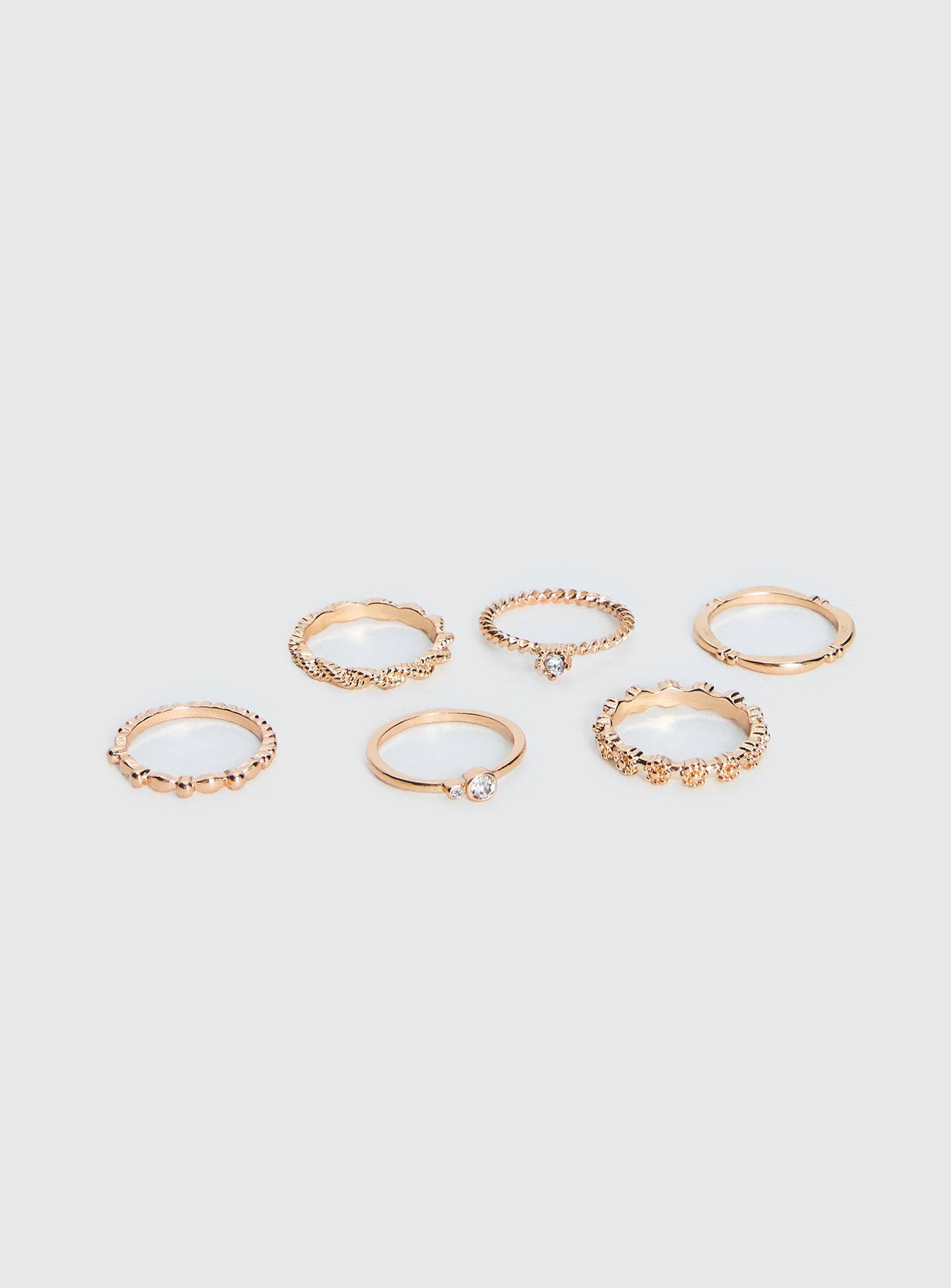 Never Alone Ring Pack Gold women's ring by Ellevoria