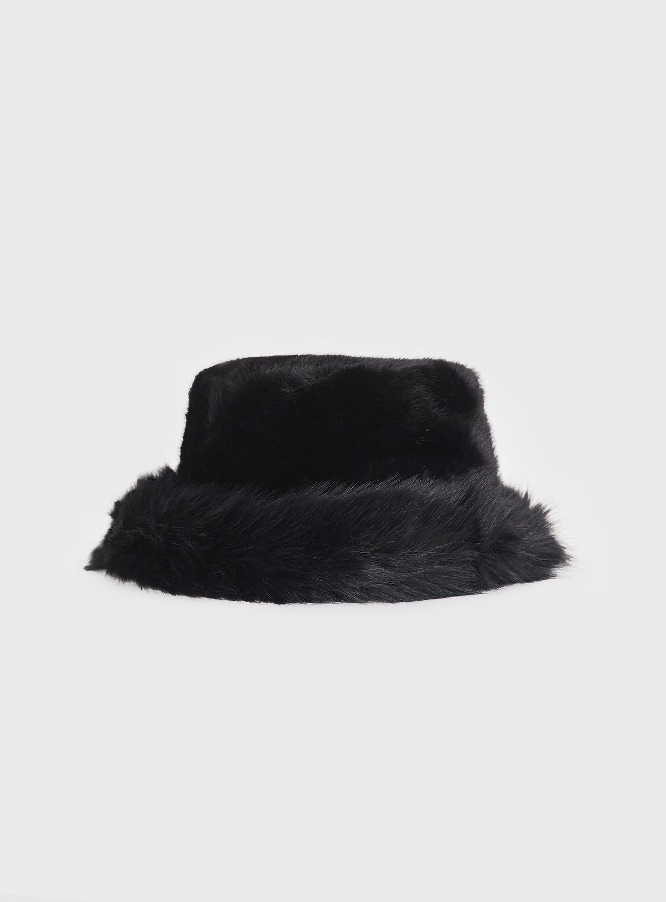 Avaah Fluffy Hat Black women's accessory by Ellevoria