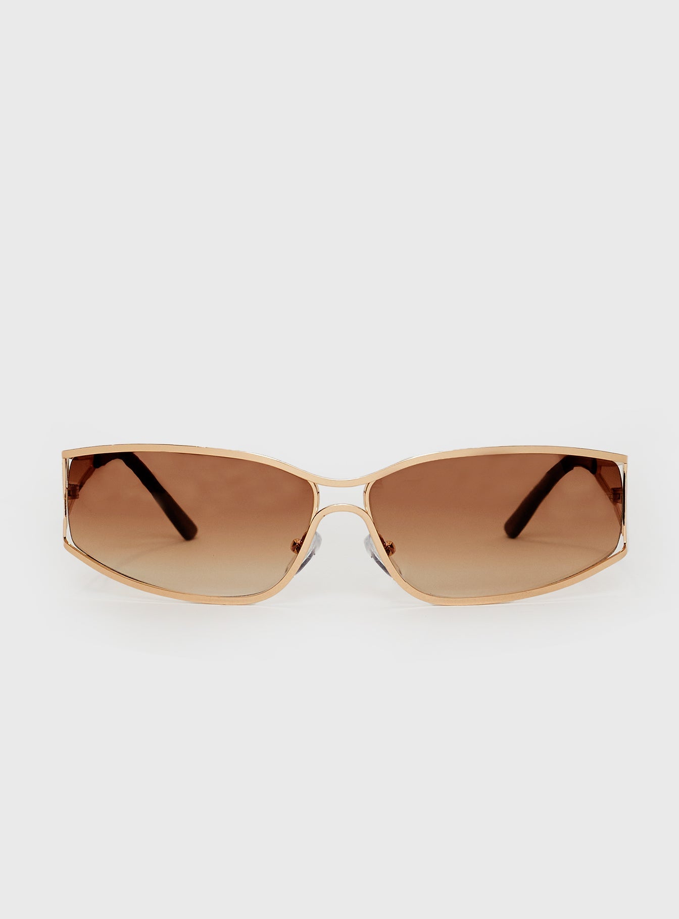 Dyxon Sunglasses Gold/brown women's sunglasses by Ellevoria