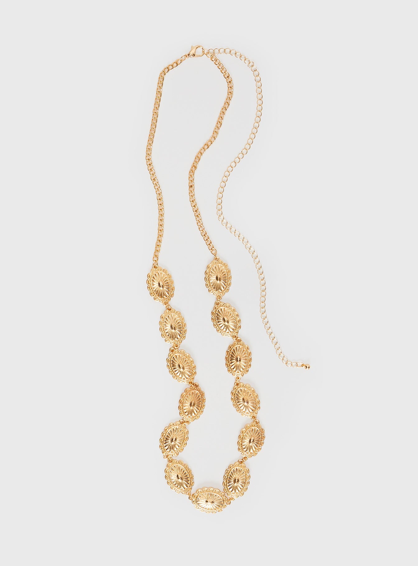 Sunder Chain Belt Gold women's belt by Ellevoria