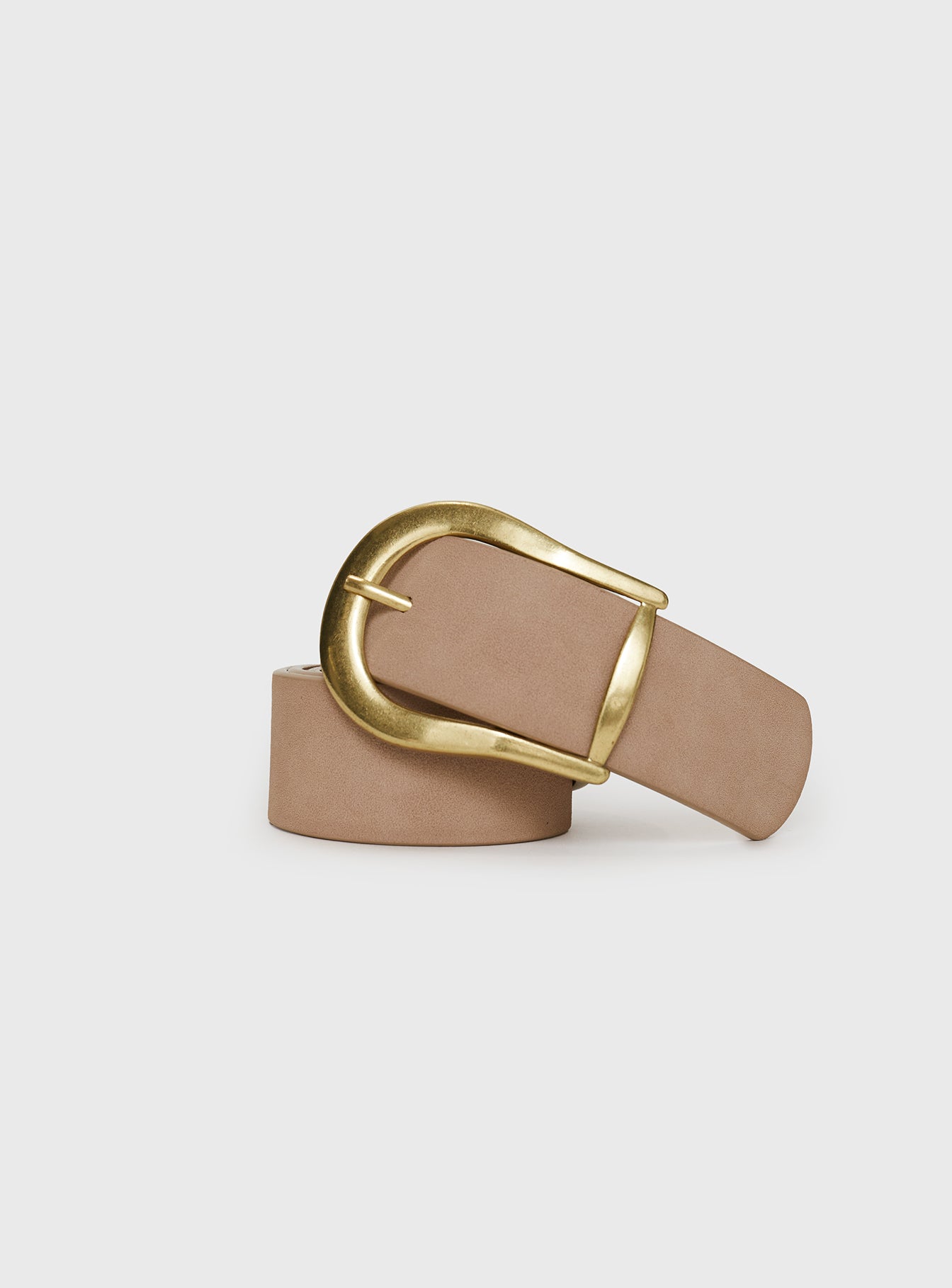 Breslin Belt Washed Brown women's belt by Ellevoria