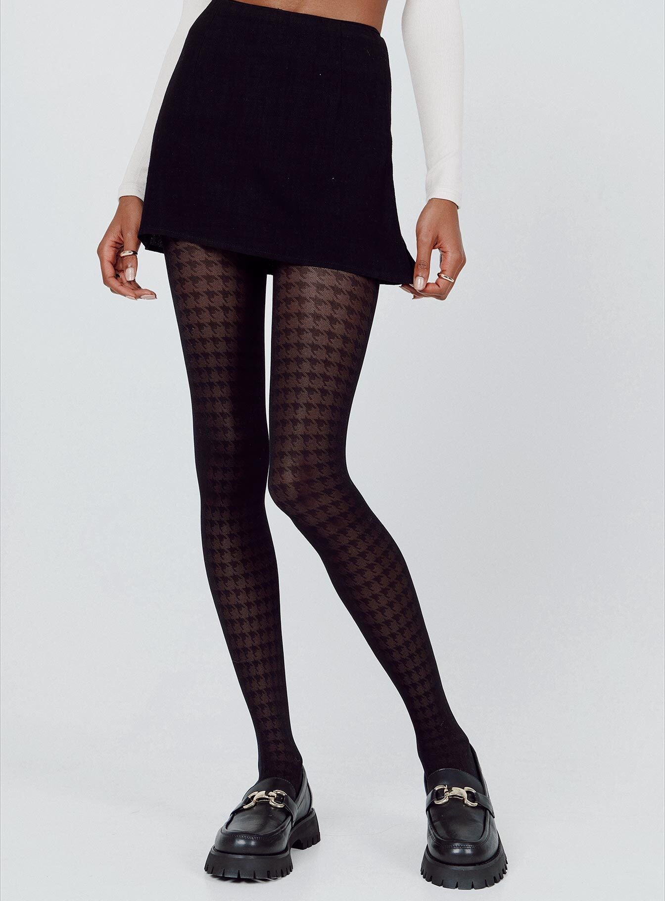 Parisian Nights Stockings Black women's tights by Ellevoria