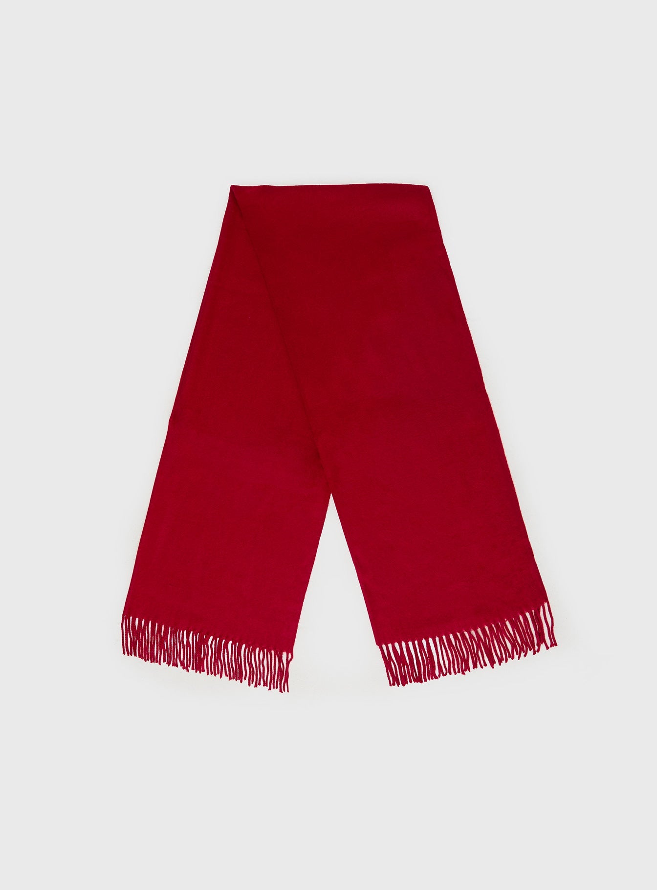 Heavy Hearted Scarf Red women's accessory by Ellevoria