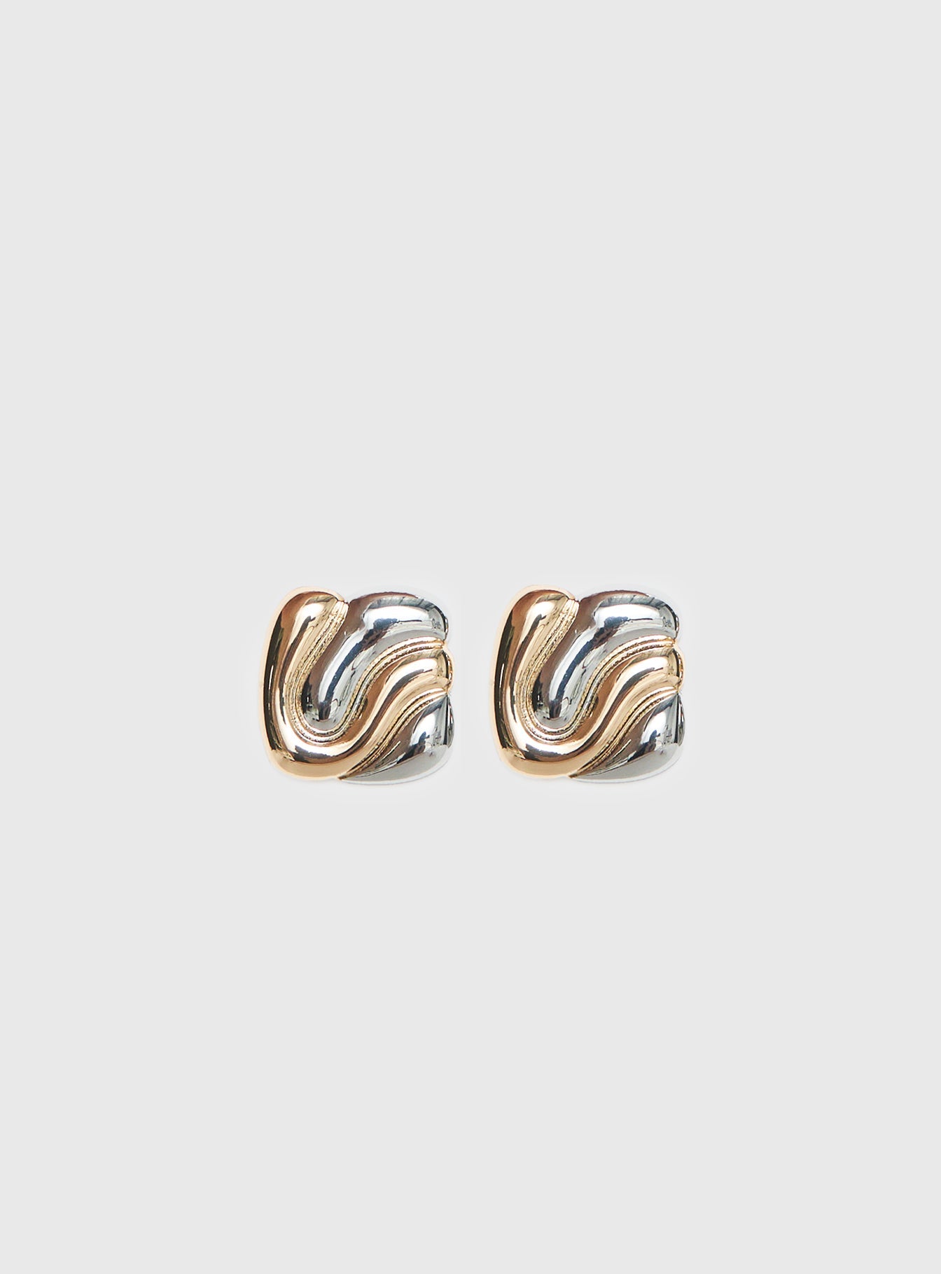 Heavenly Dream Square Earrings Gold / Silver women's earrings by Ellevoria