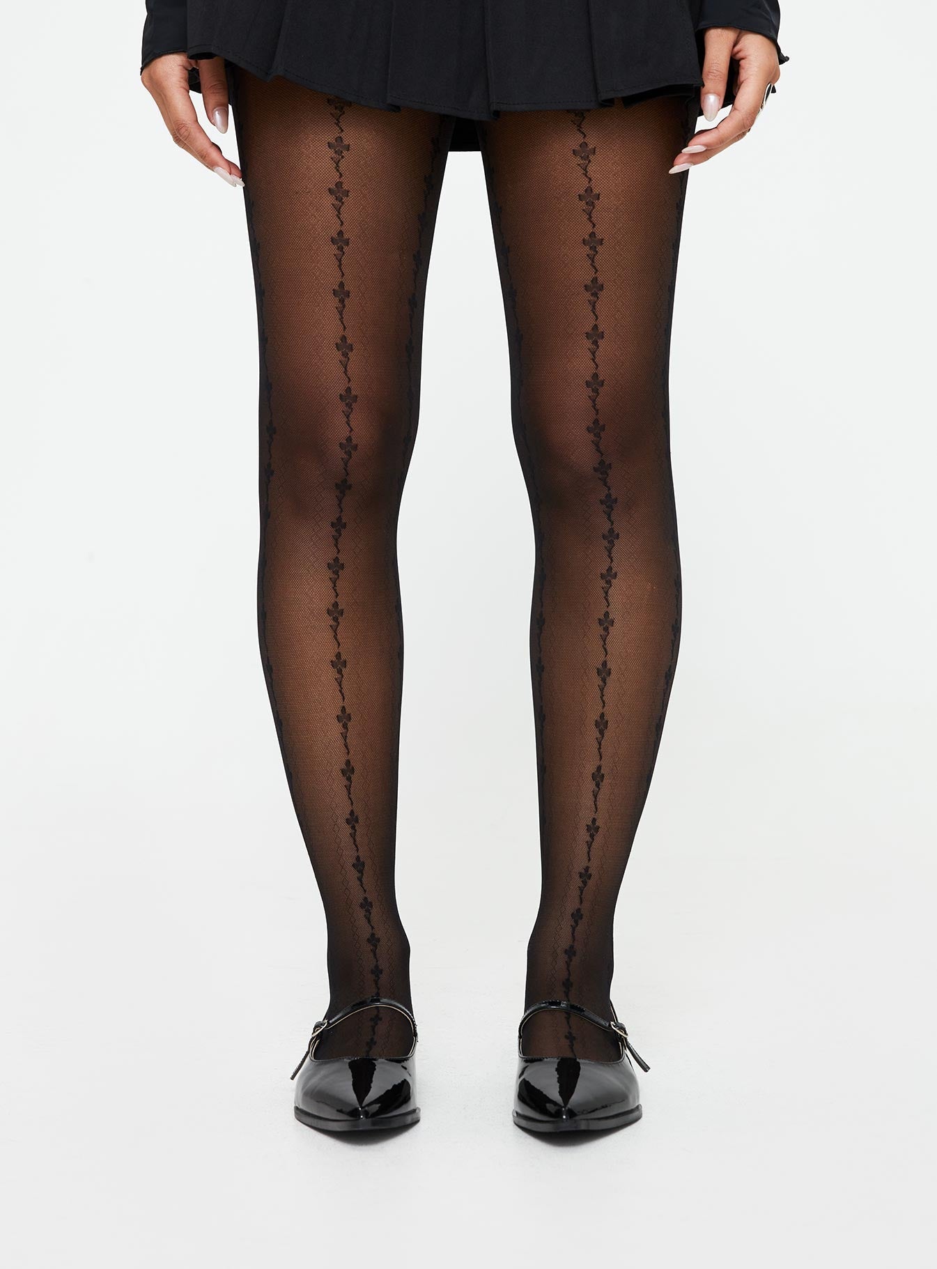Ellanor Stockings Black women's tights by Ellevoria