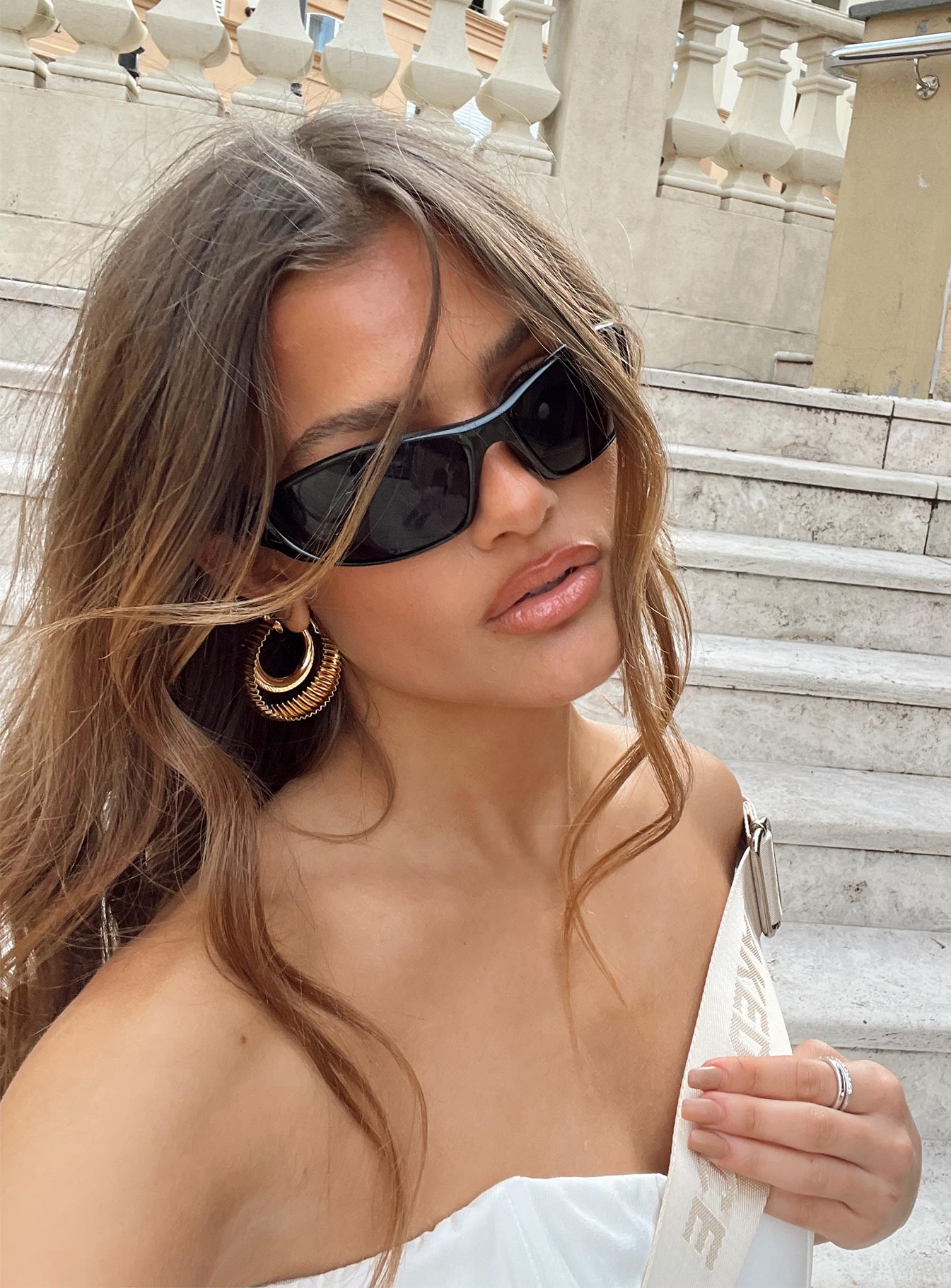 Rave On Sunglasses Black women's sunglasses by Ellevoria