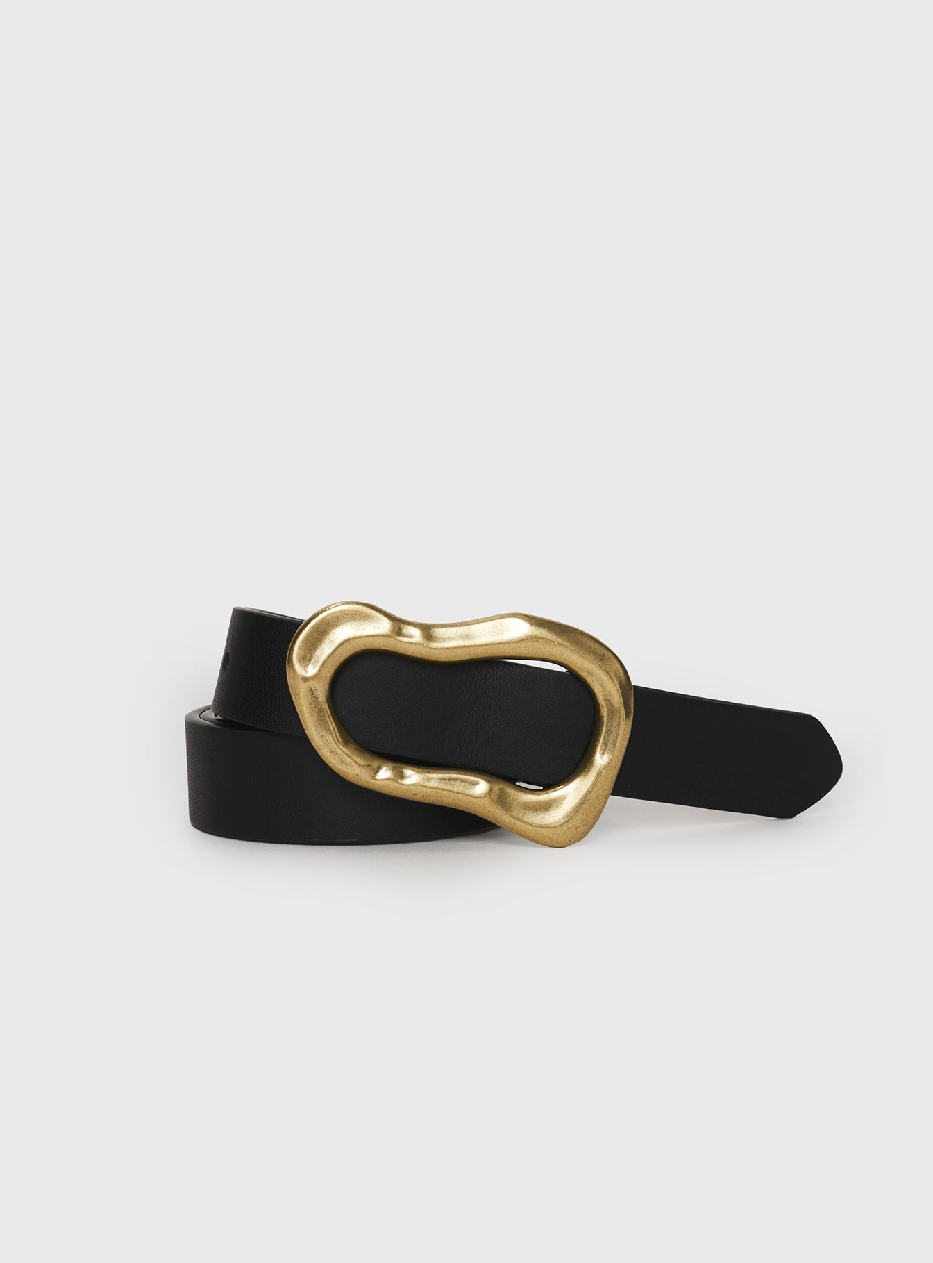 Leto Belt Black / Gold women's belt by Ellevoria