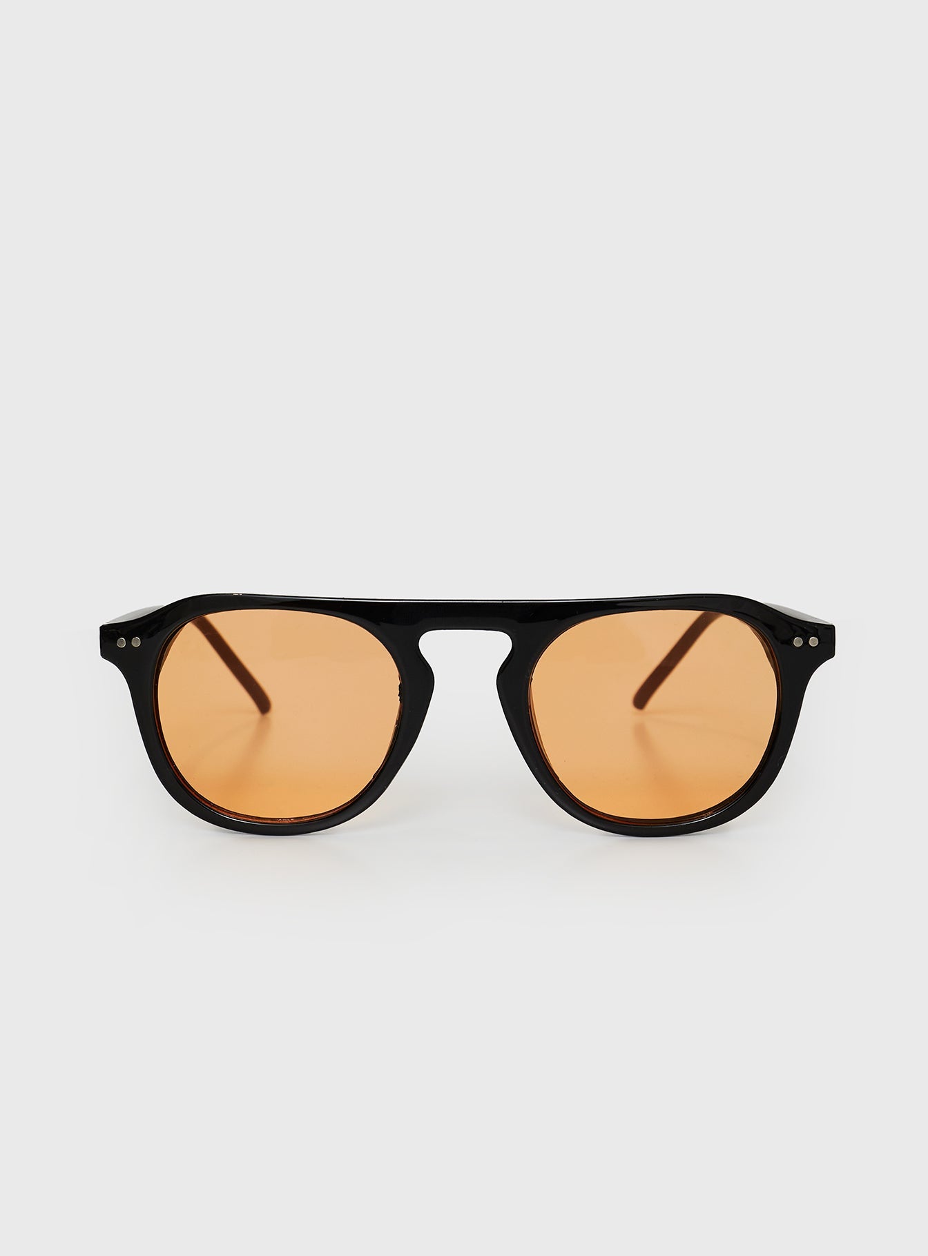 Matilda Sunglasses Black / Orange women's sunglasses by Ellevoria