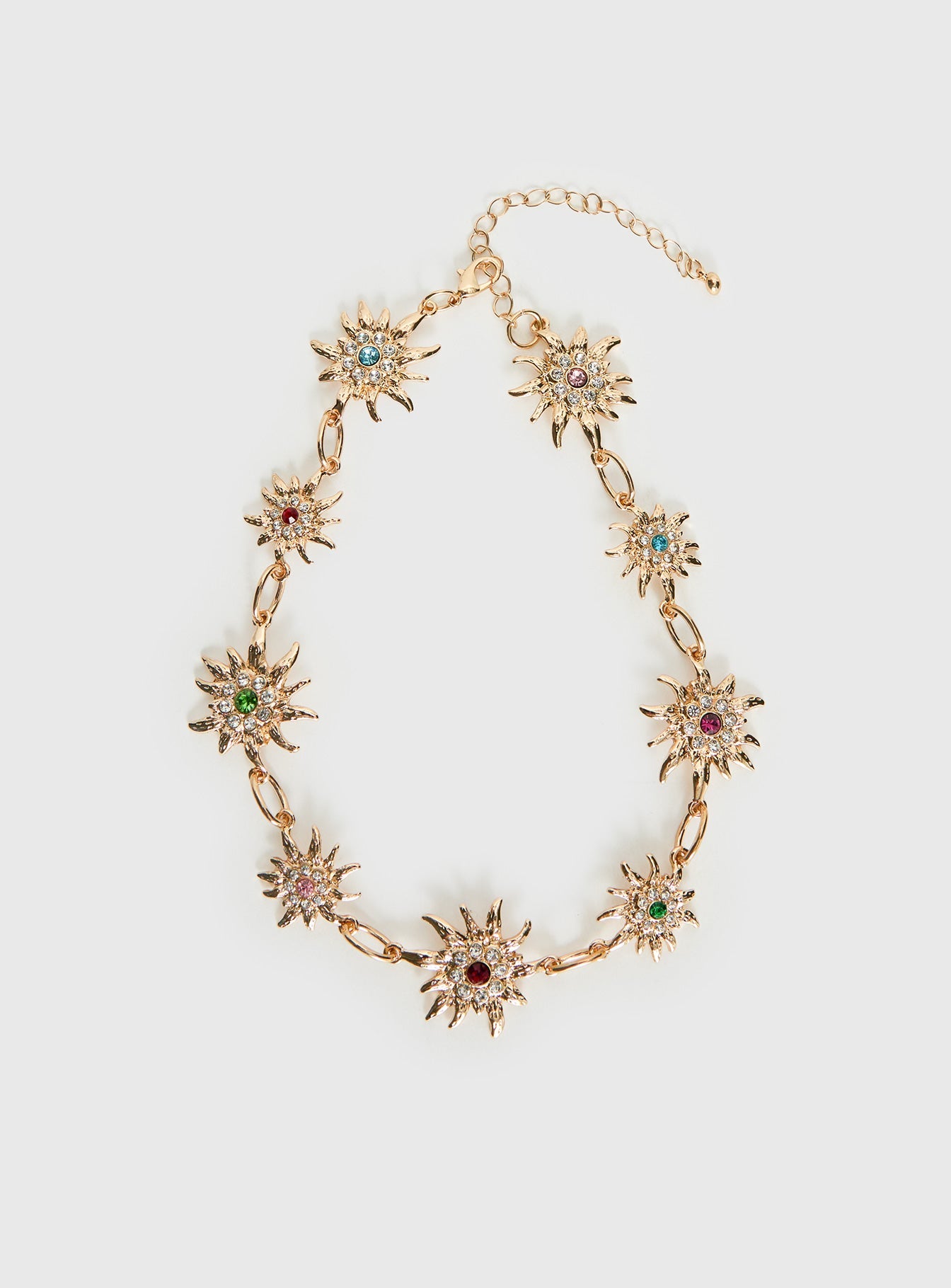 Sugary Statement Necklace Gold women's necklace by Ellevoria