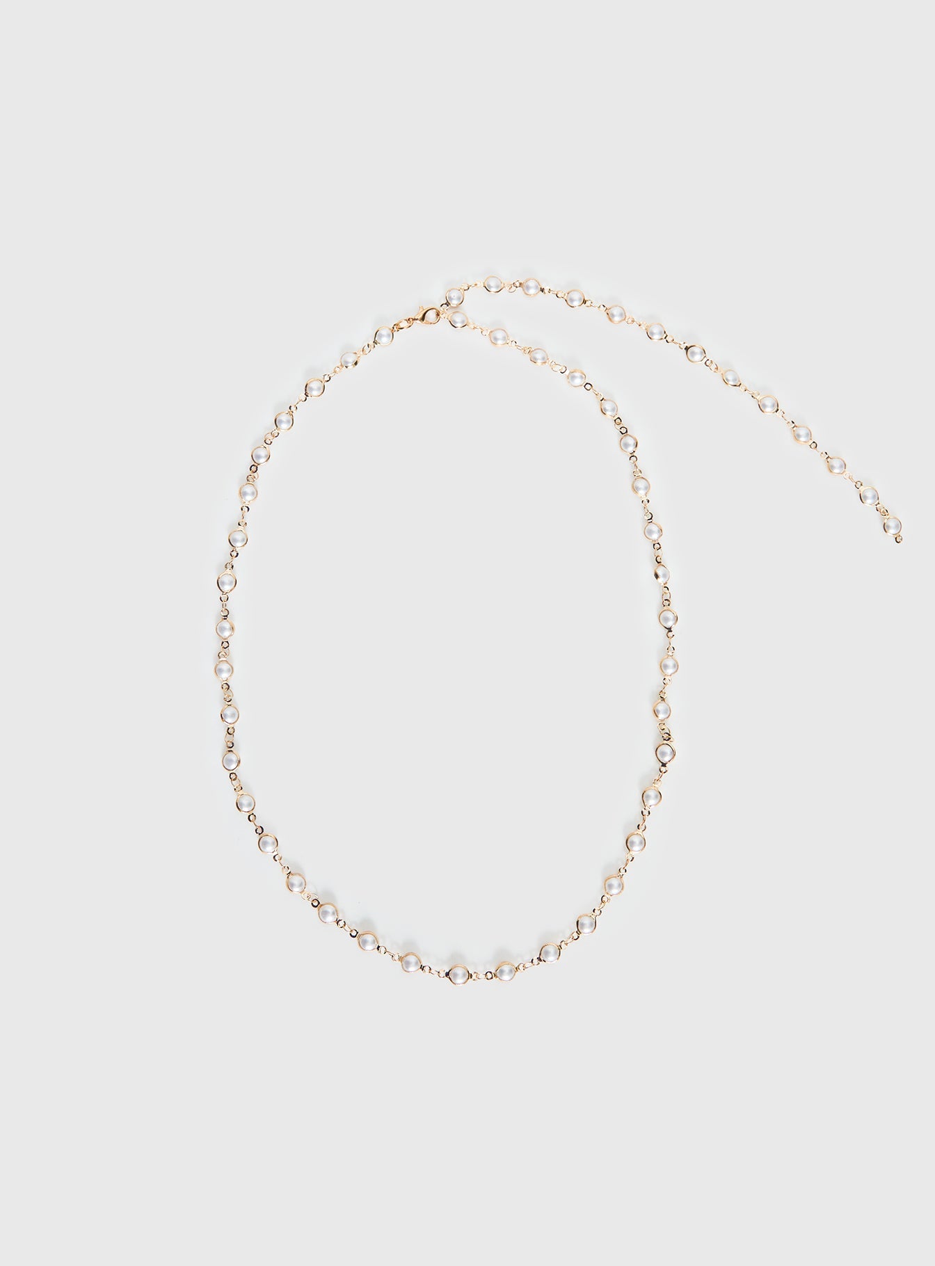Elenita Long Necklace Gold women's necklace by Ellevoria