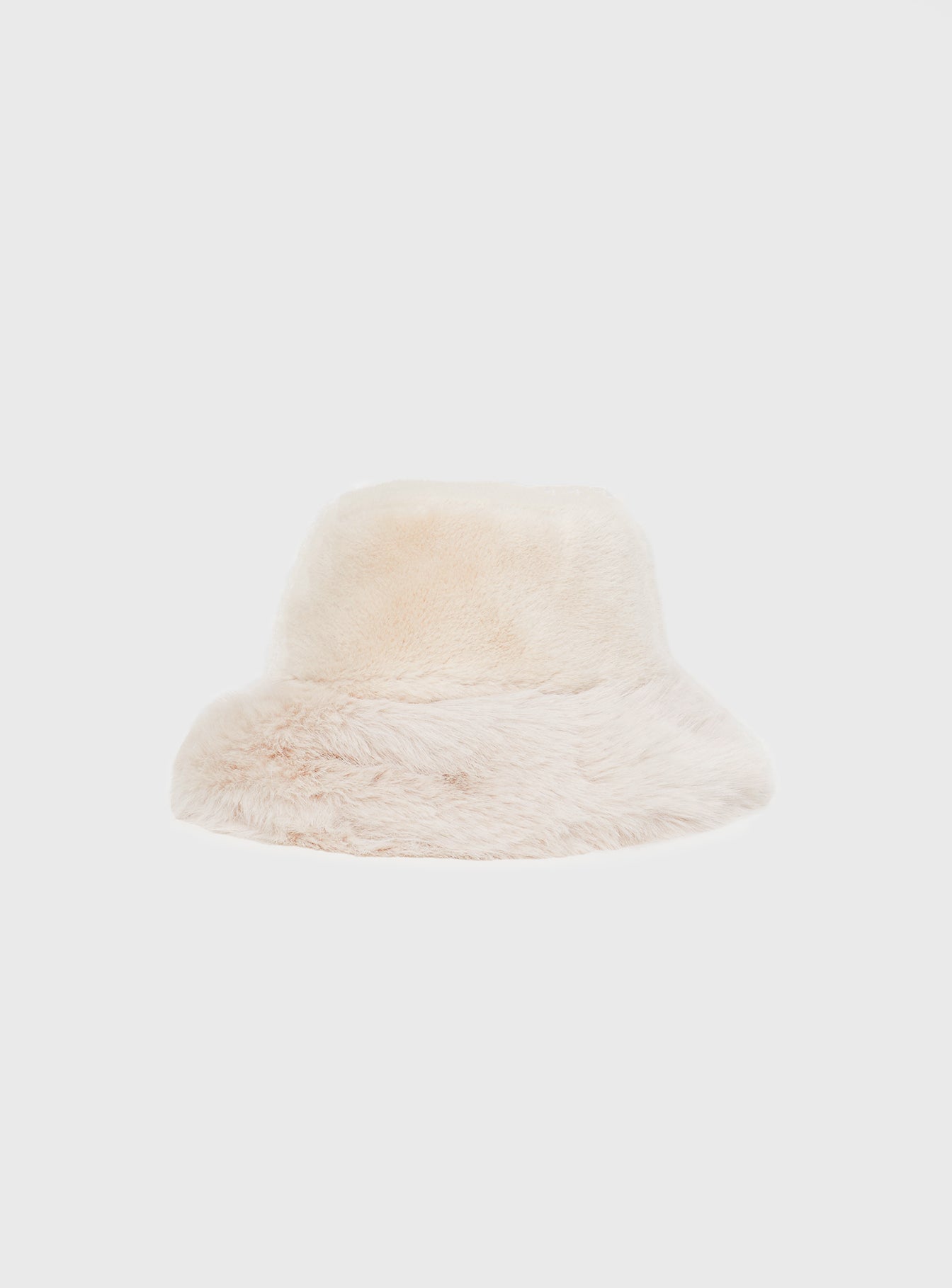 Avaah Fluffy Hat Cream women's accessory by Ellevoria