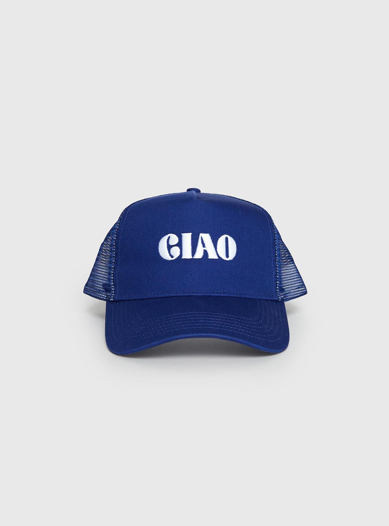 Ciao Trucker Hat Blue / White women's accessory by Ellevoria