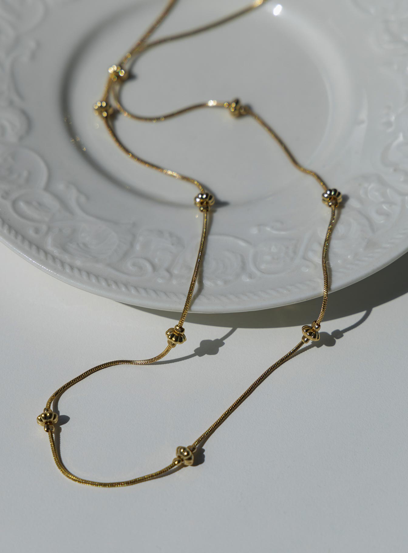 Coltrane Chain Belt Gold women's belt by Ellevoria