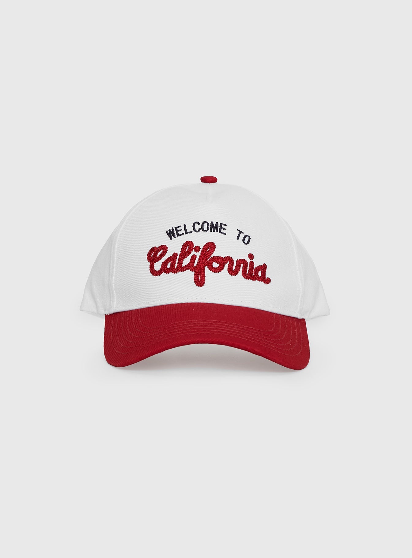 California Trucker Hat Red / White women's accessory by Ellevoria
