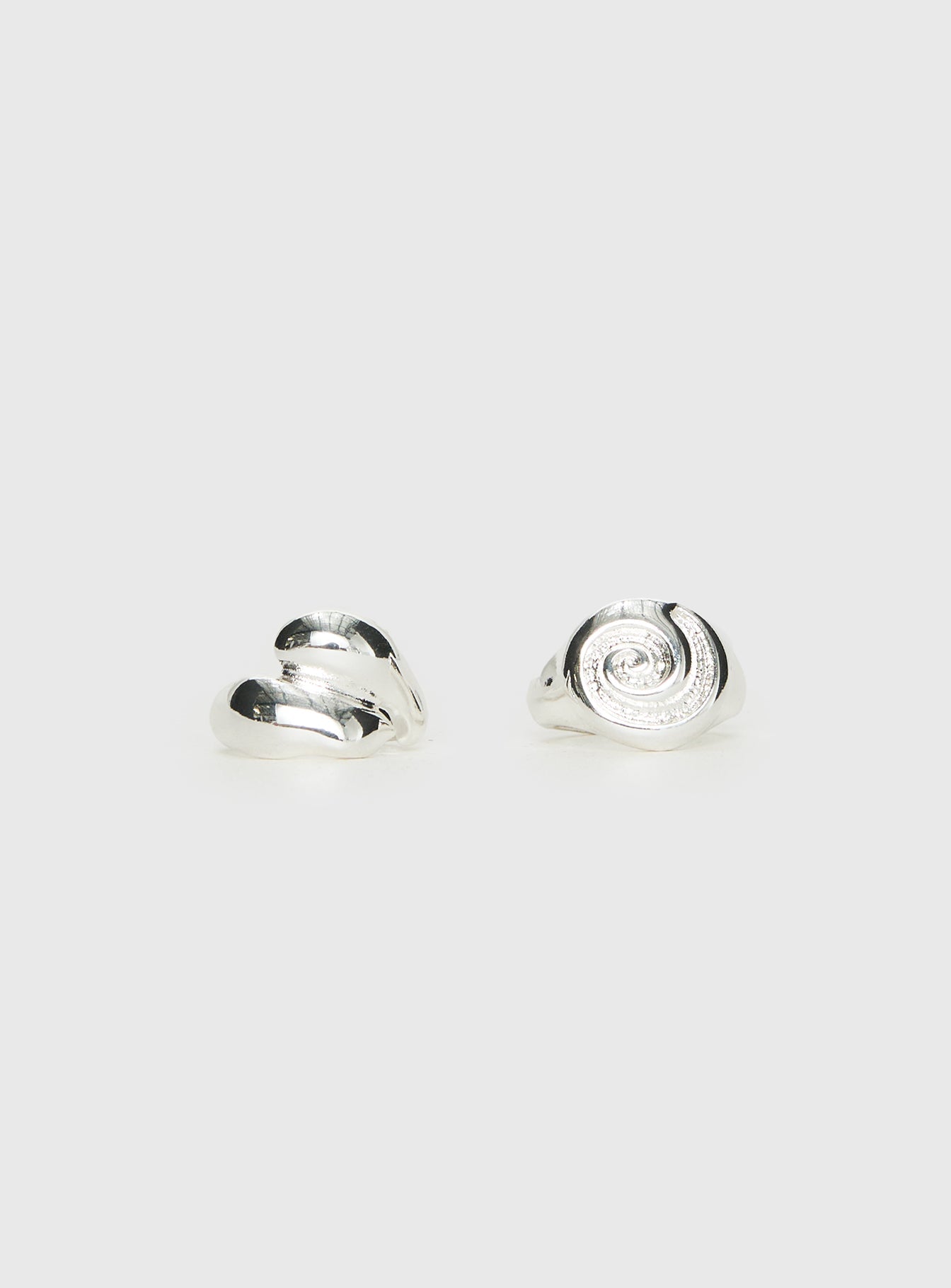 Broken Hearts Club Ring Pack Silver women's ring by Ellevoria
