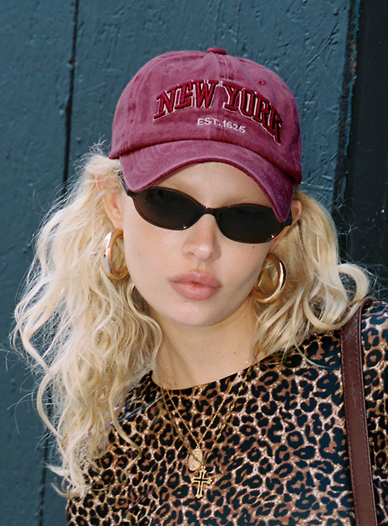 Normal Girl Hat Washed Red women's accessory by Ellevoria