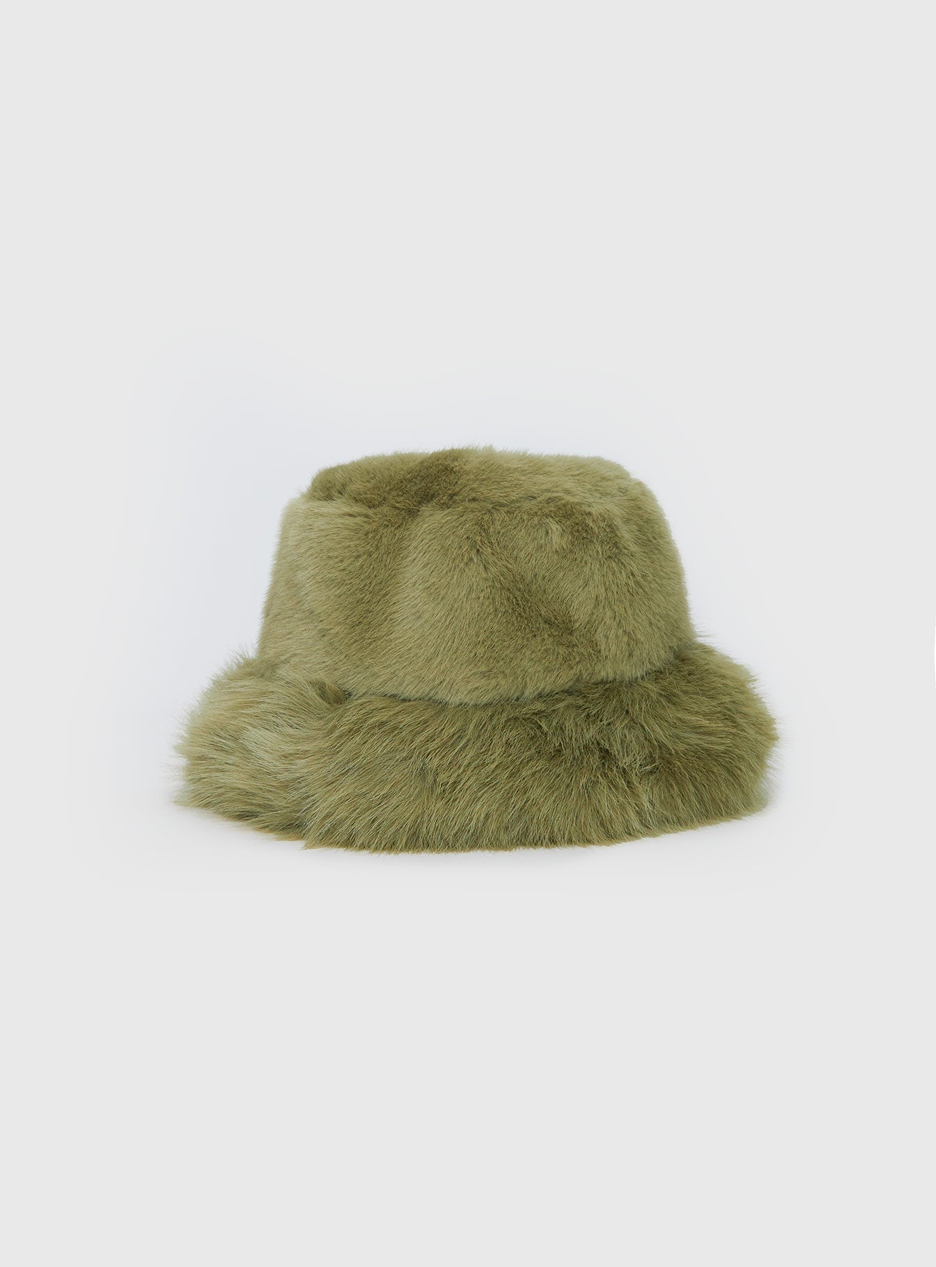 Avaah Fluffy Hat Green women's accessory by Ellevoria