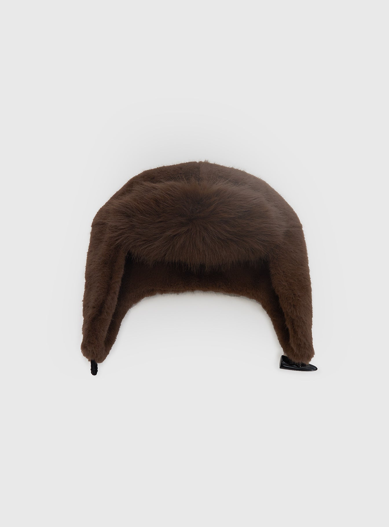 Woolfe Fluffy Hat Brown women's accessory by Ellevoria