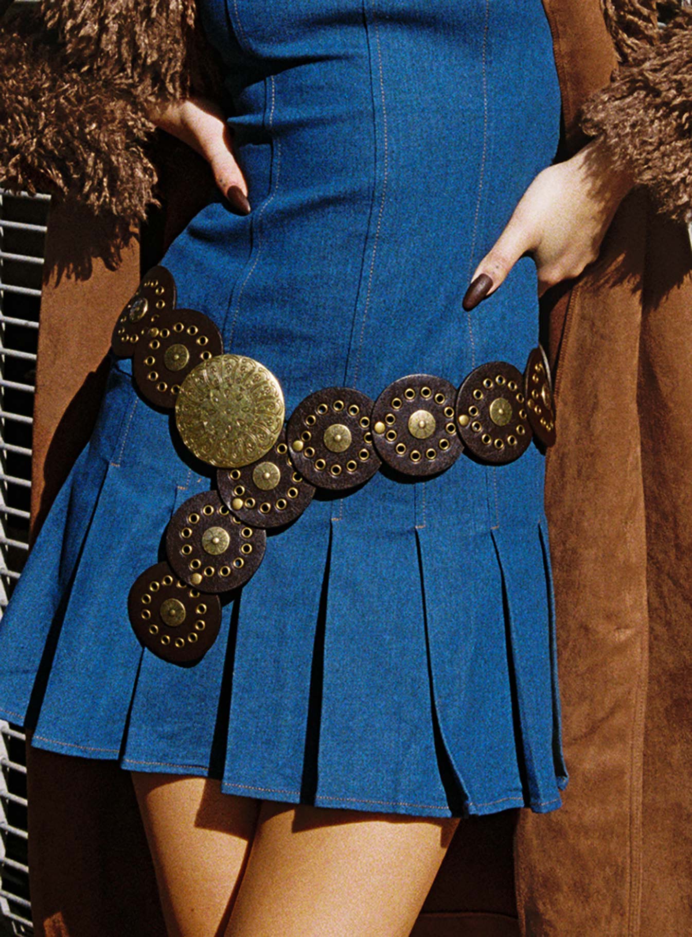 Karelle Belt Brown women's belt by Ellevoria