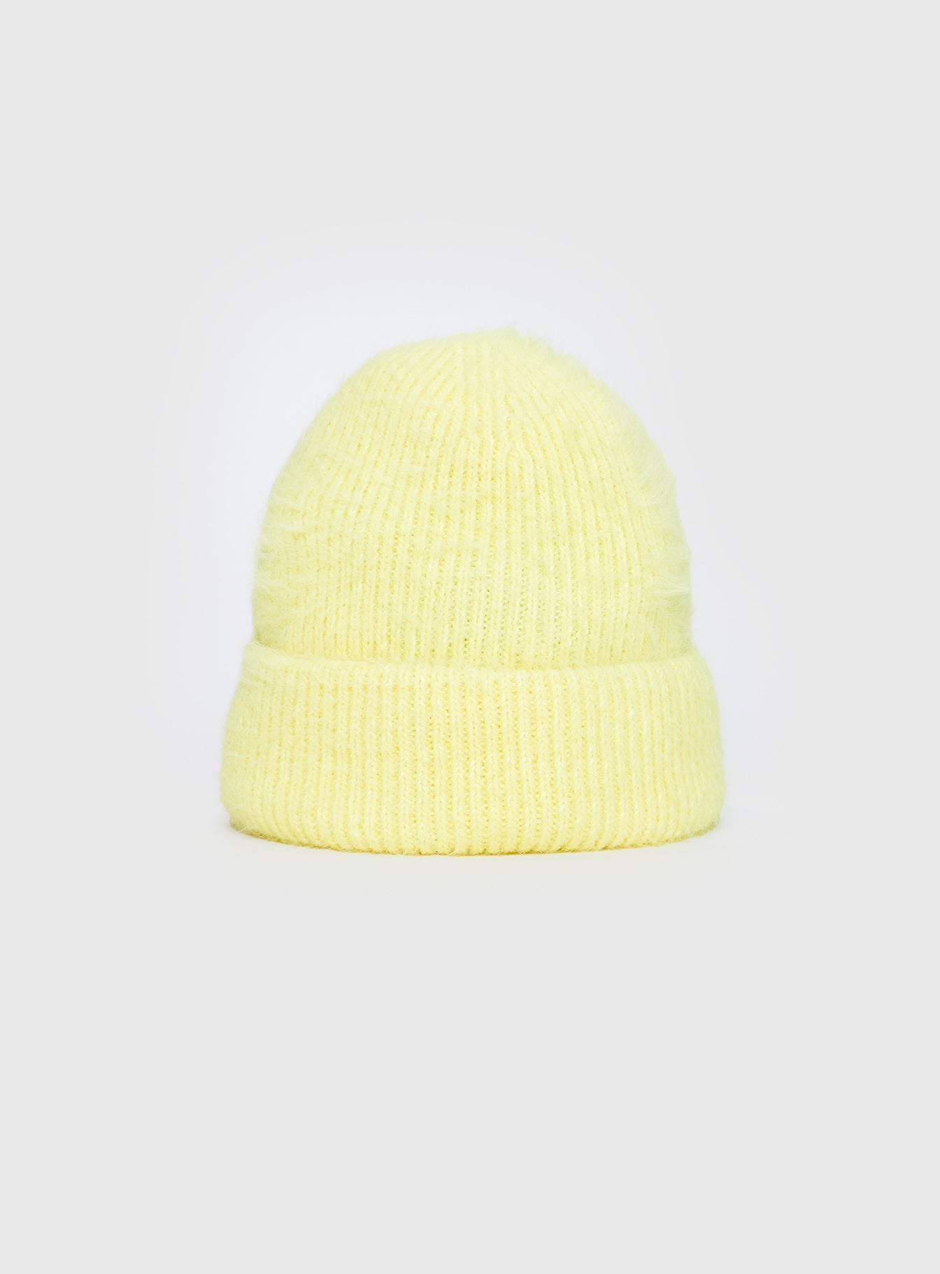 Kalyn Fluffy Beanie Lemon women's accessory by Ellevoria