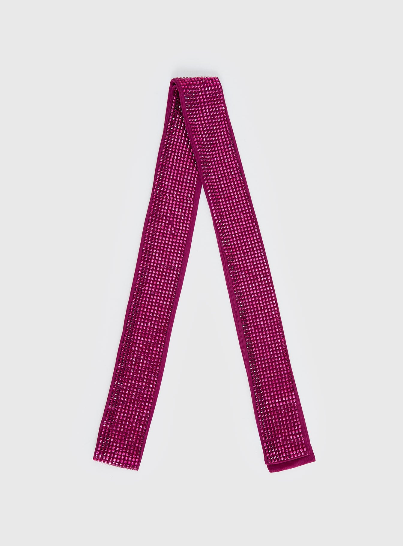 Sugarberry Skinny Scarf Pink Metallic women's accessory by Ellevoria