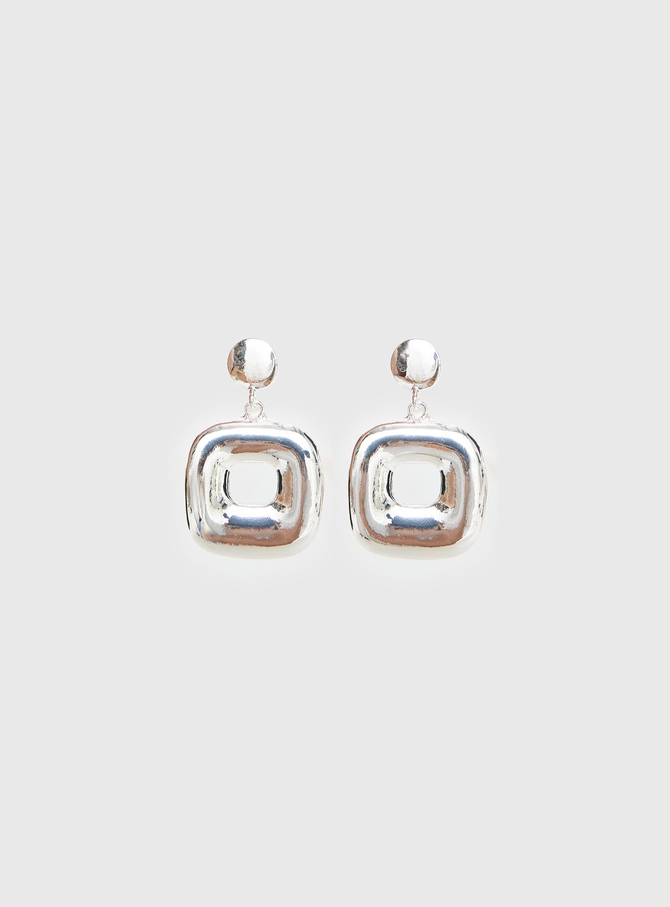 Naples Statement Earrings Silver women's earrings by Ellevoria