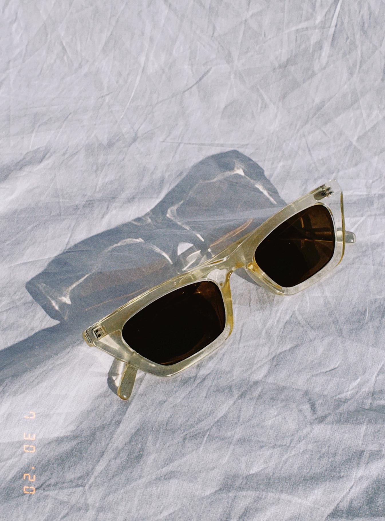 The Octavia Sunglasses Clear women's sunglasses by Ellevoria