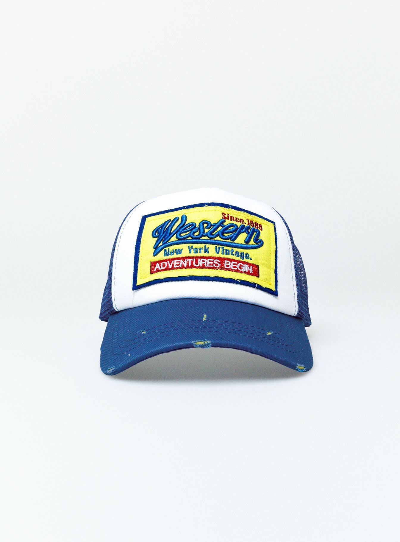 Adventures Trucker Hat Blue women's accessory by Ellevoria