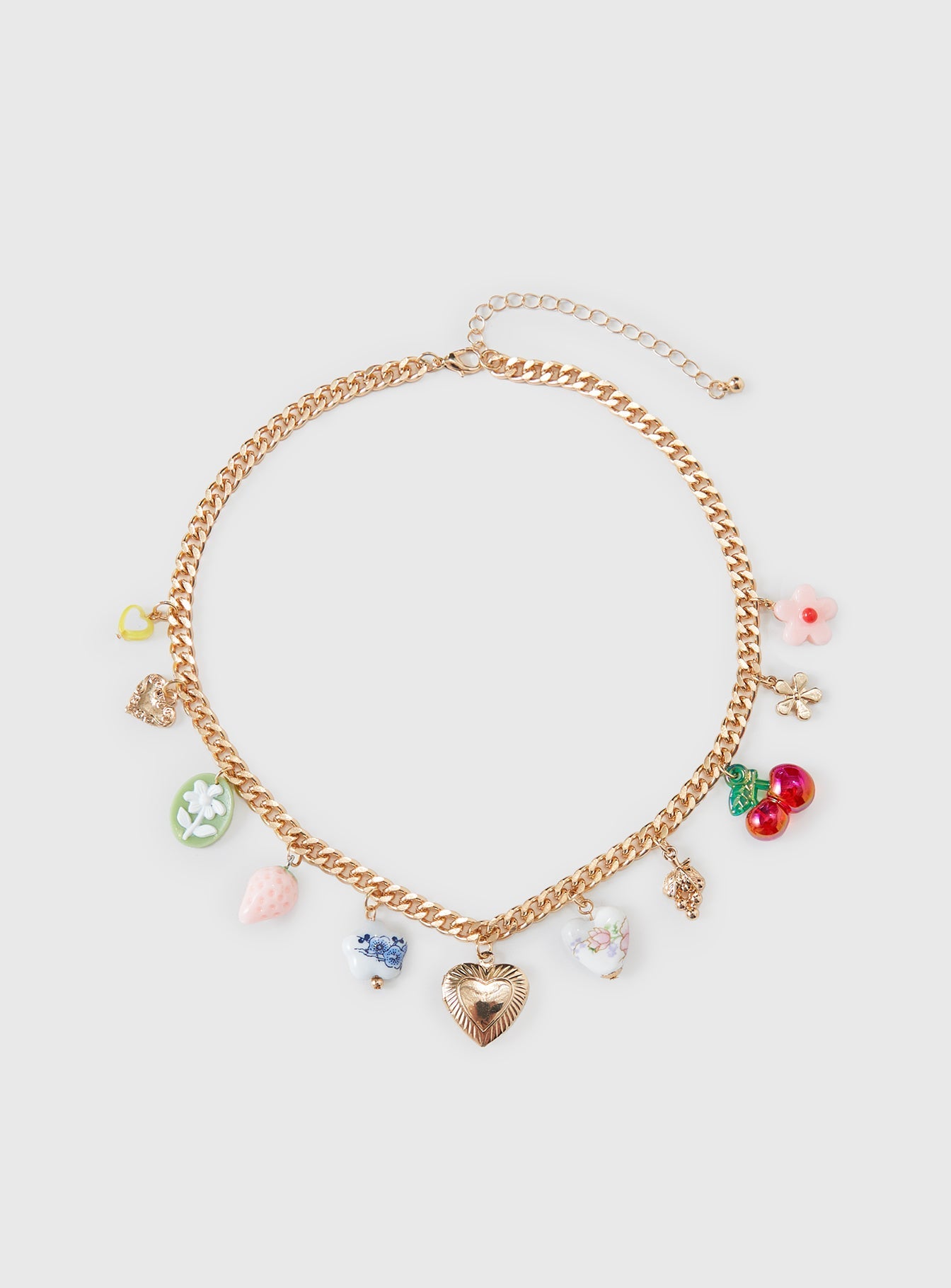 Get Closer Charm Necklace Gold women's necklace by Ellevoria