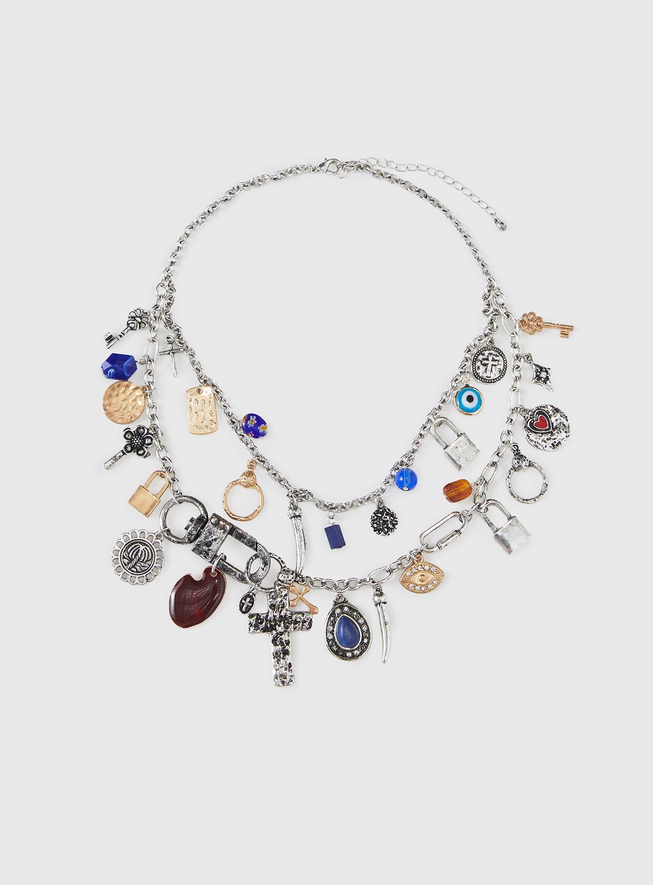 Unplugged Charm Necklace Multi women's necklace by Ellevoria