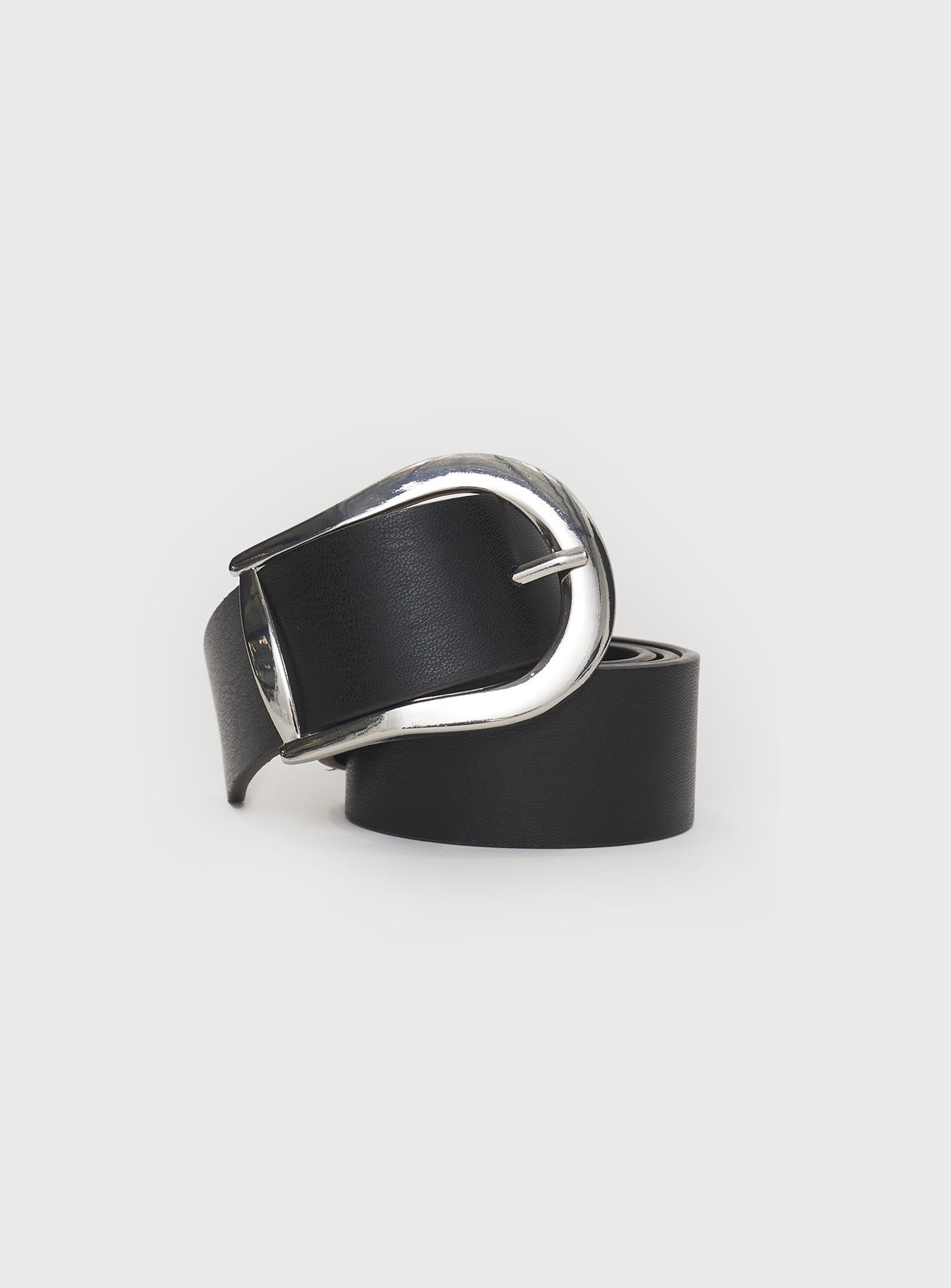 Breslin Belt Black / Silver women's belt by Ellevoria