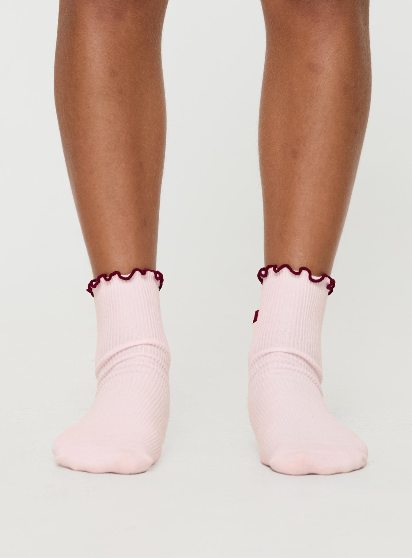 Lanter Socks Pink / Red women's socks by Ellevoria