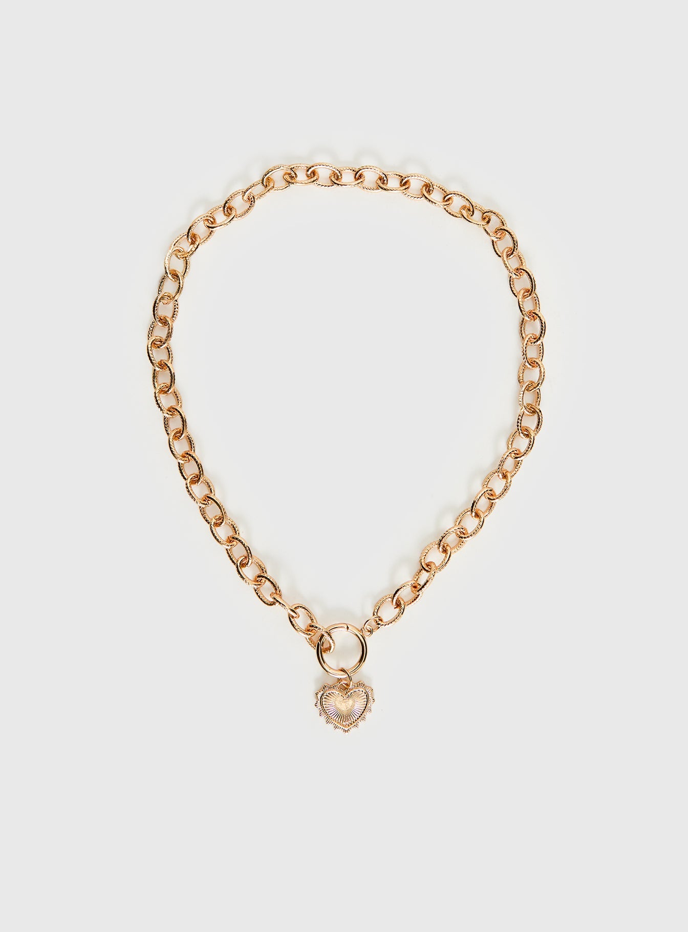Darcee Heart Pendant Necklace Gold women's necklace by Ellevoria