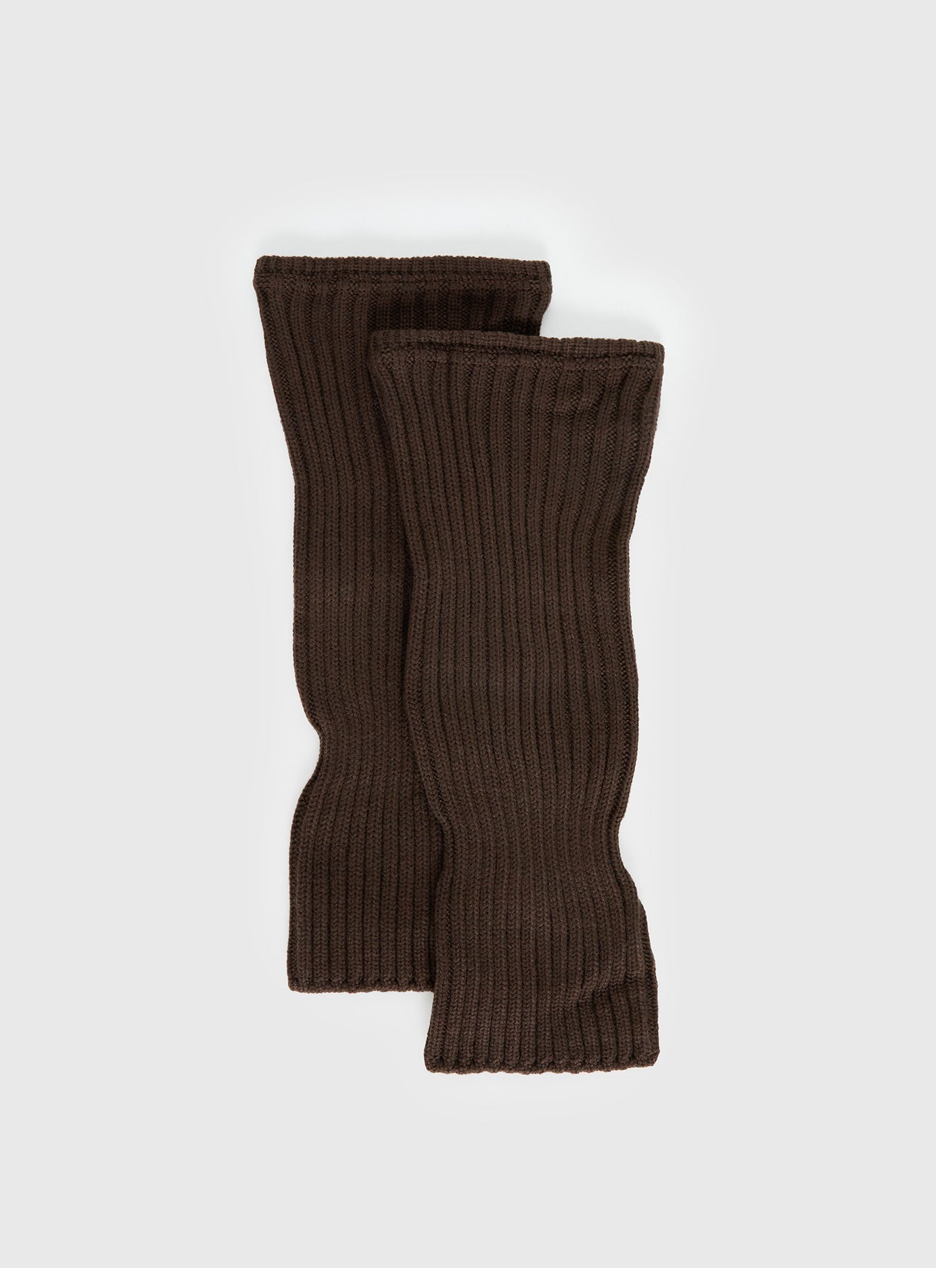 Past And Present Ribbed Socks Brown women's socks by Ellevoria