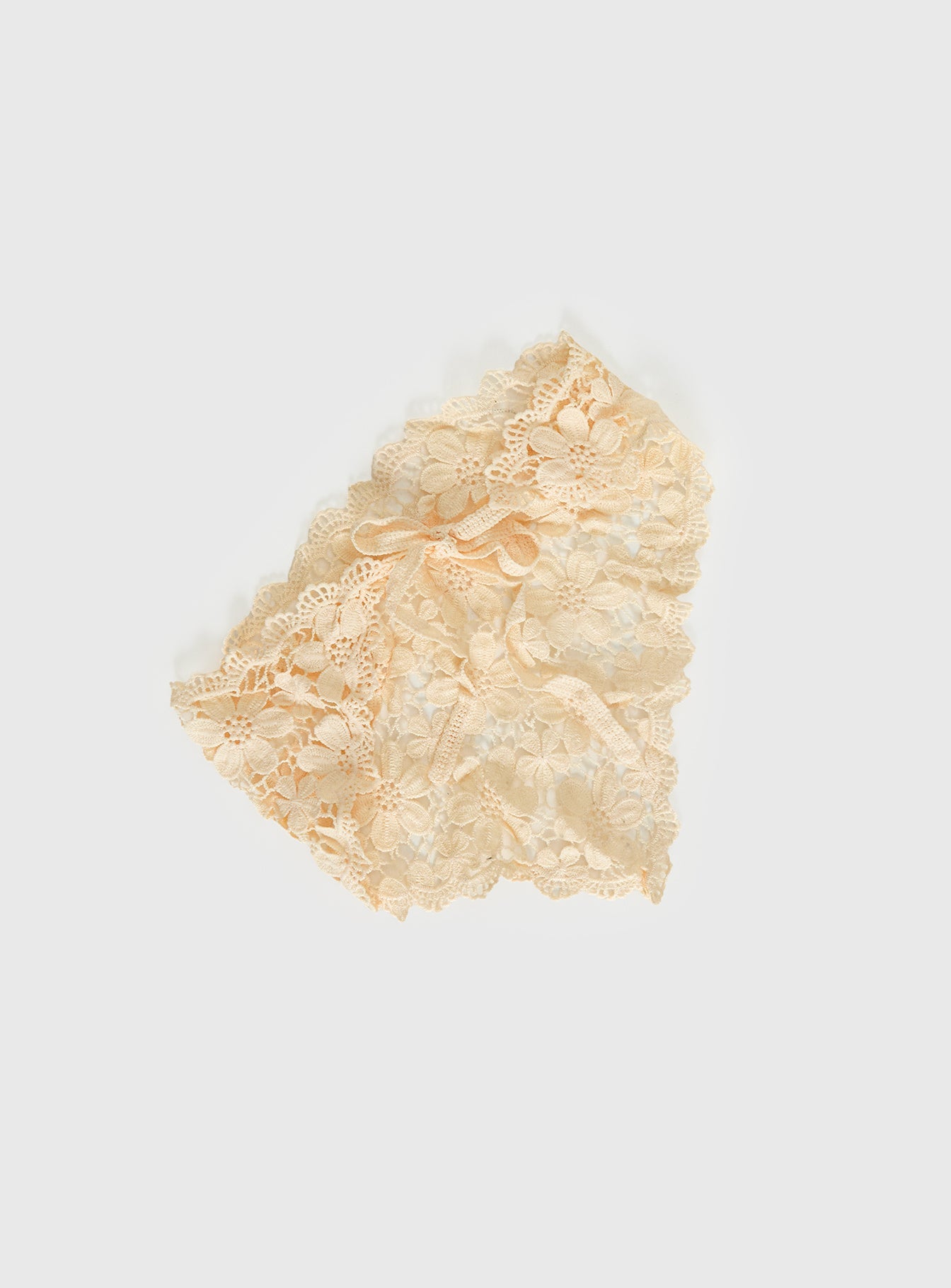 Lilibette Crochet Hair Bandana Butter women's hair accessory by Ellevoria