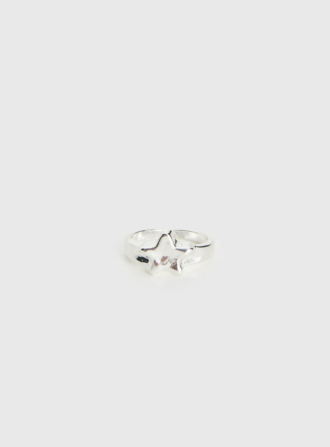 Marcelline Star Ring Silver women's ring by Ellevoria