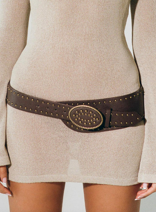 Elderwood Belt Brown women's belt by Ellevoria