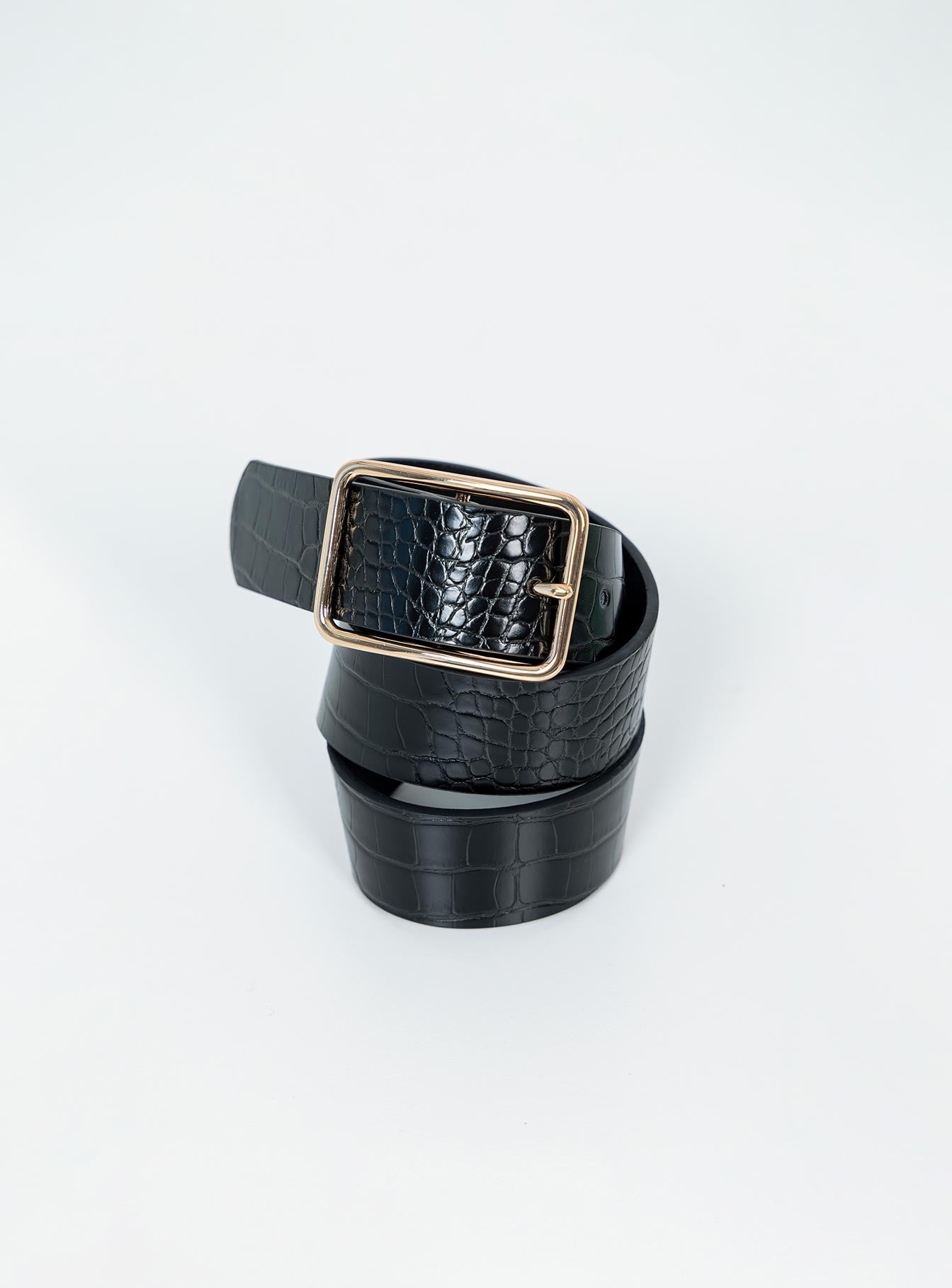 Salde Belt Black / Gold women's belt by Ellevoria