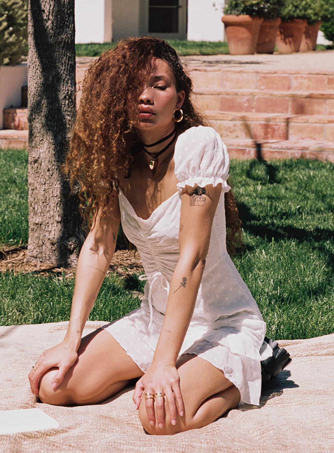 Mikail Mini Dress White - women's fashion by Ellevoria