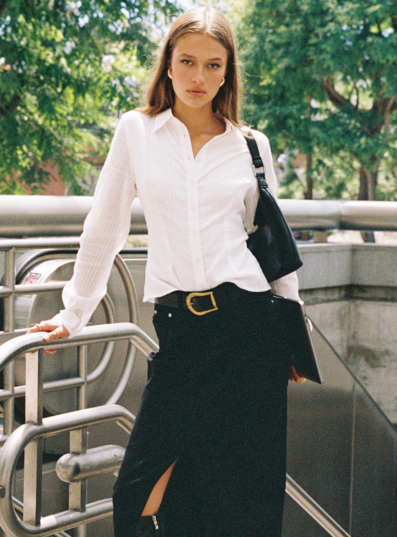 Fogler Shirt White - women's shirt by Ellevoria - view 8